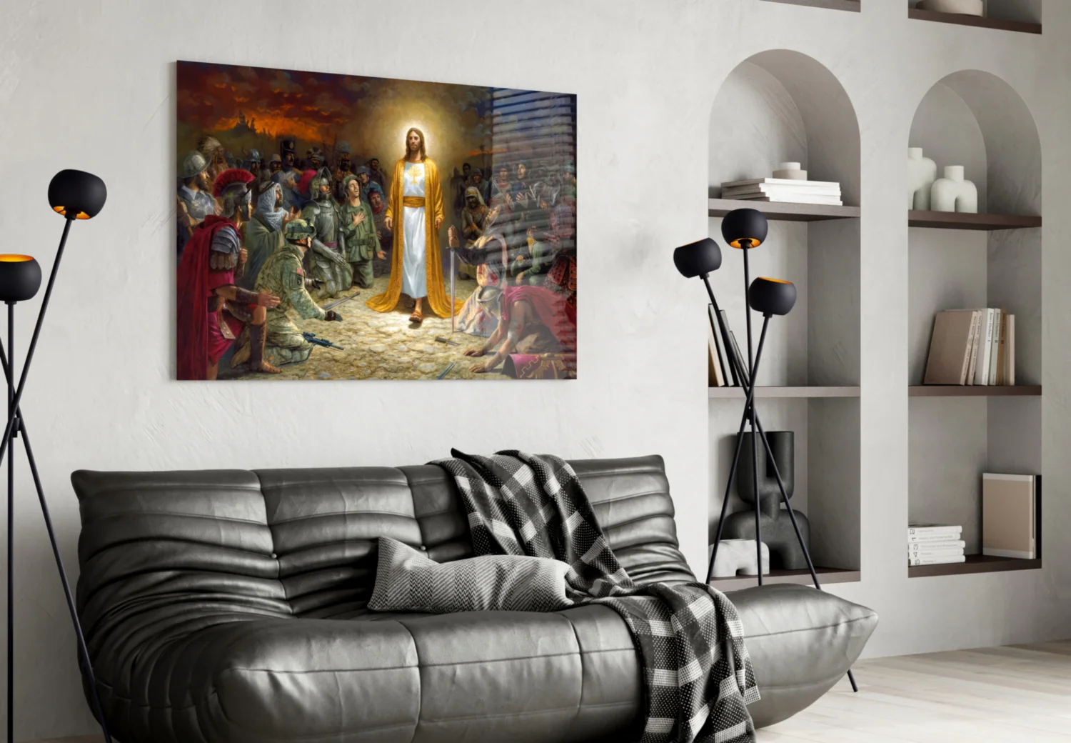 Jesus Glass Wall Art - Image 4