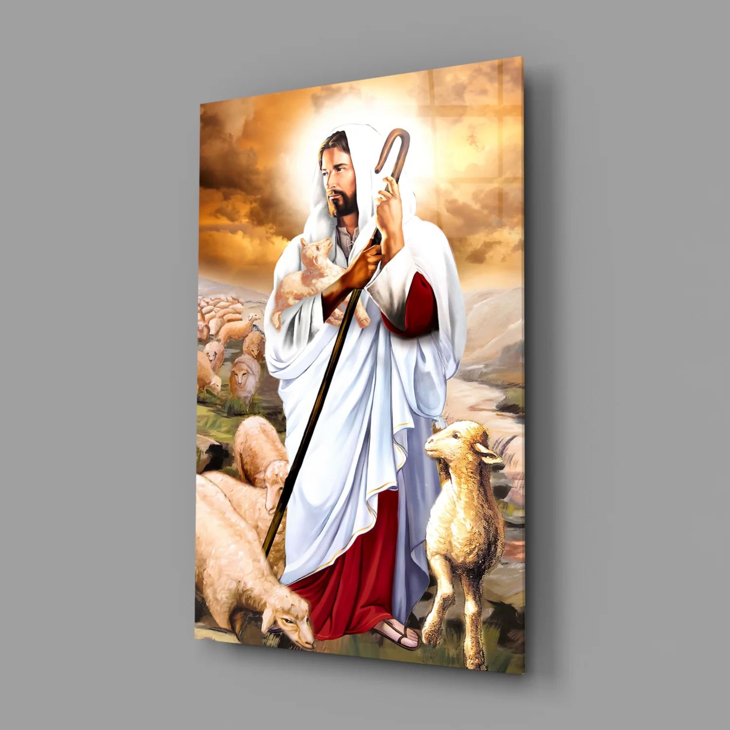 Jesus Glass Wall Art - Image 2