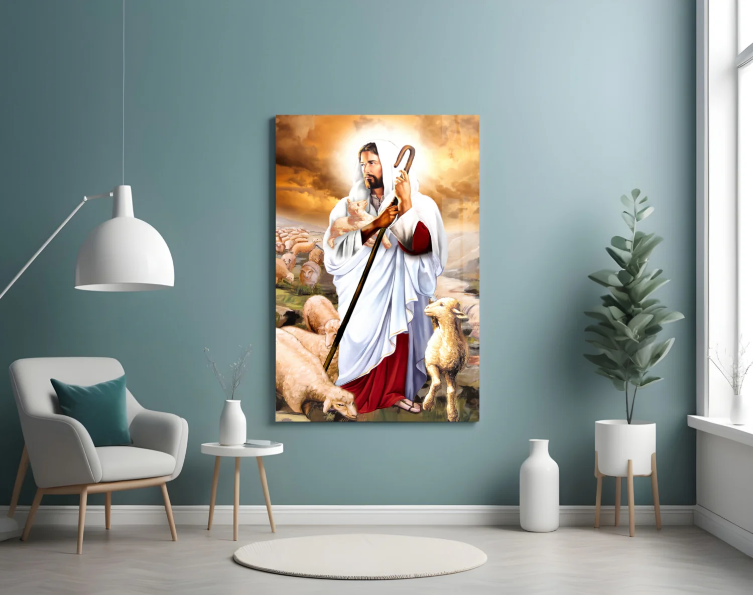 Jesus Glass Wall Art - Image 4