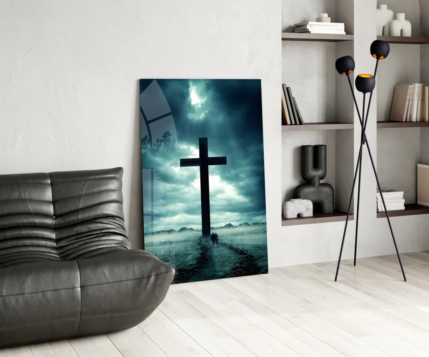 Cross Glass Wall Art - Image 5