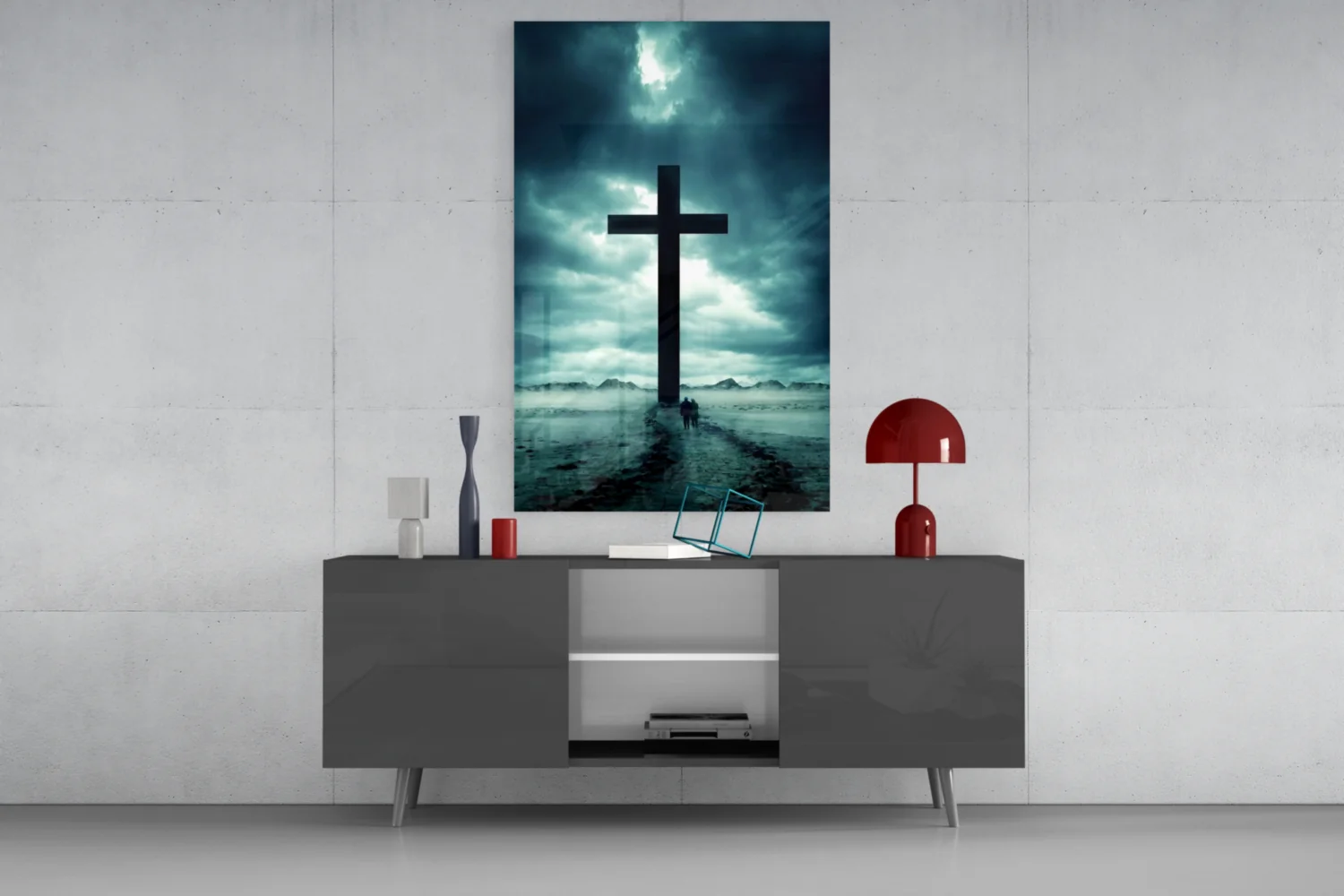 Cross Glass Wall Art - Image 8