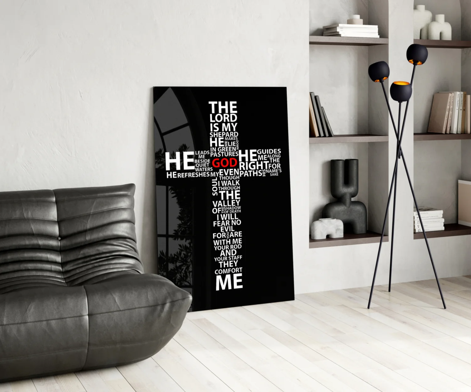 Cross Glass Wall Art - Image 5