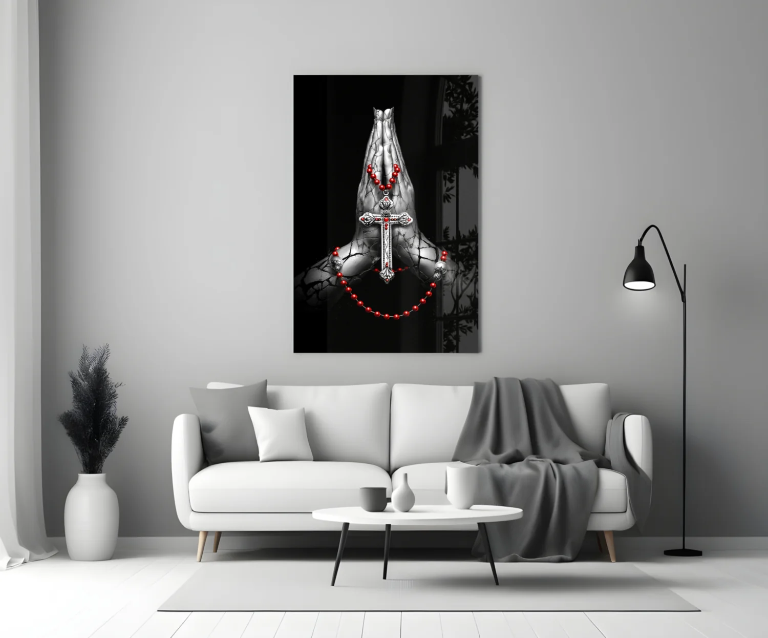 Cross Glass Wall Art - Image 3