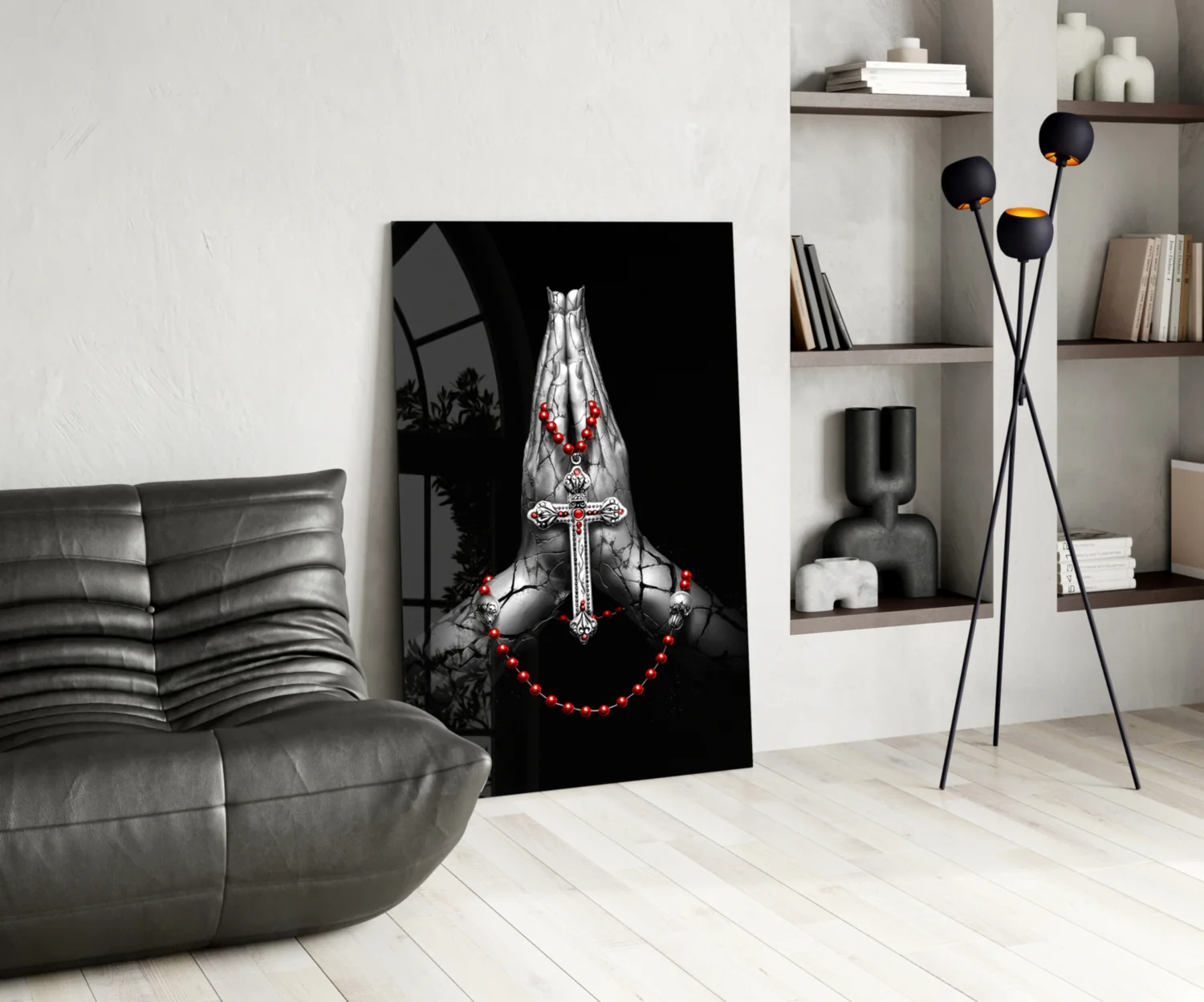 Cross Glass Wall Art - Image 5