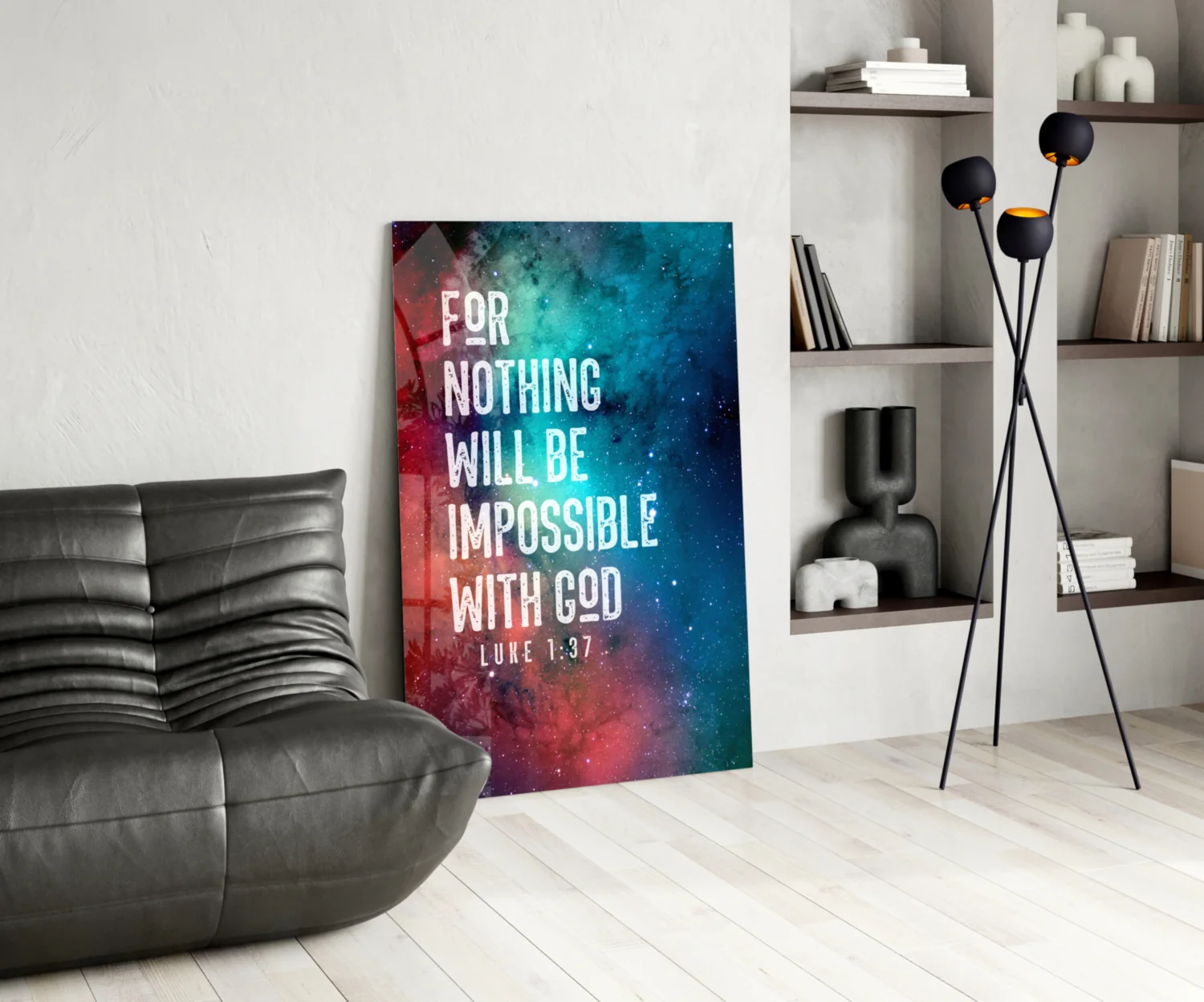 Nothing Impossible Glass Wall Art - Image 5