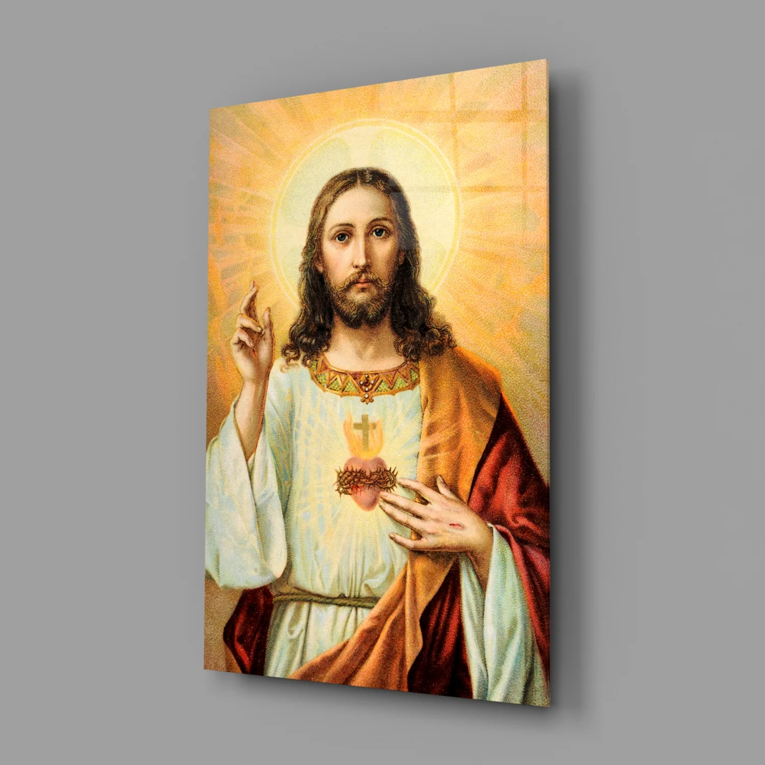 Jesus Glass Wall Art - Image 2