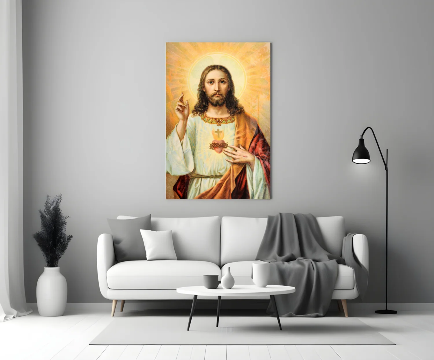 Jesus Glass Wall Art - Image 3