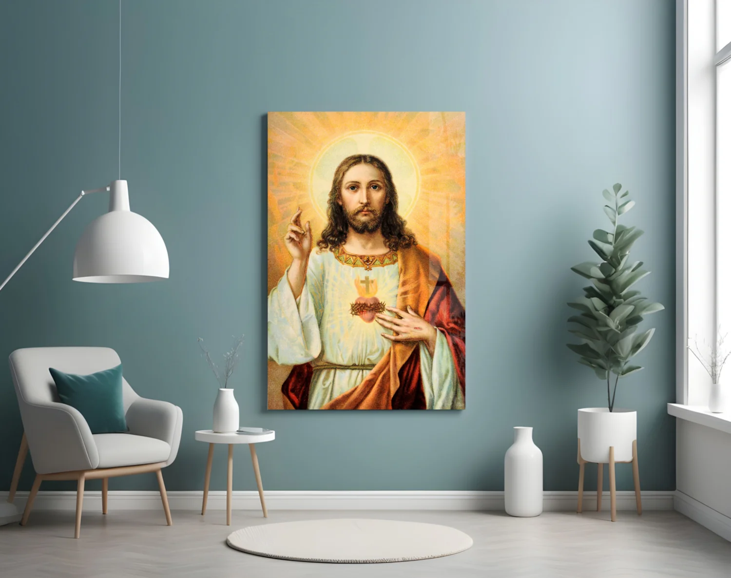 Jesus Glass Wall Art - Image 4