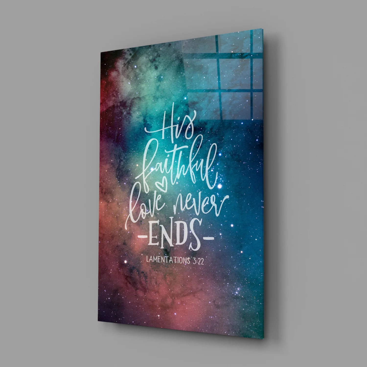 Faithful Love Glass Wall Art - Image 2
