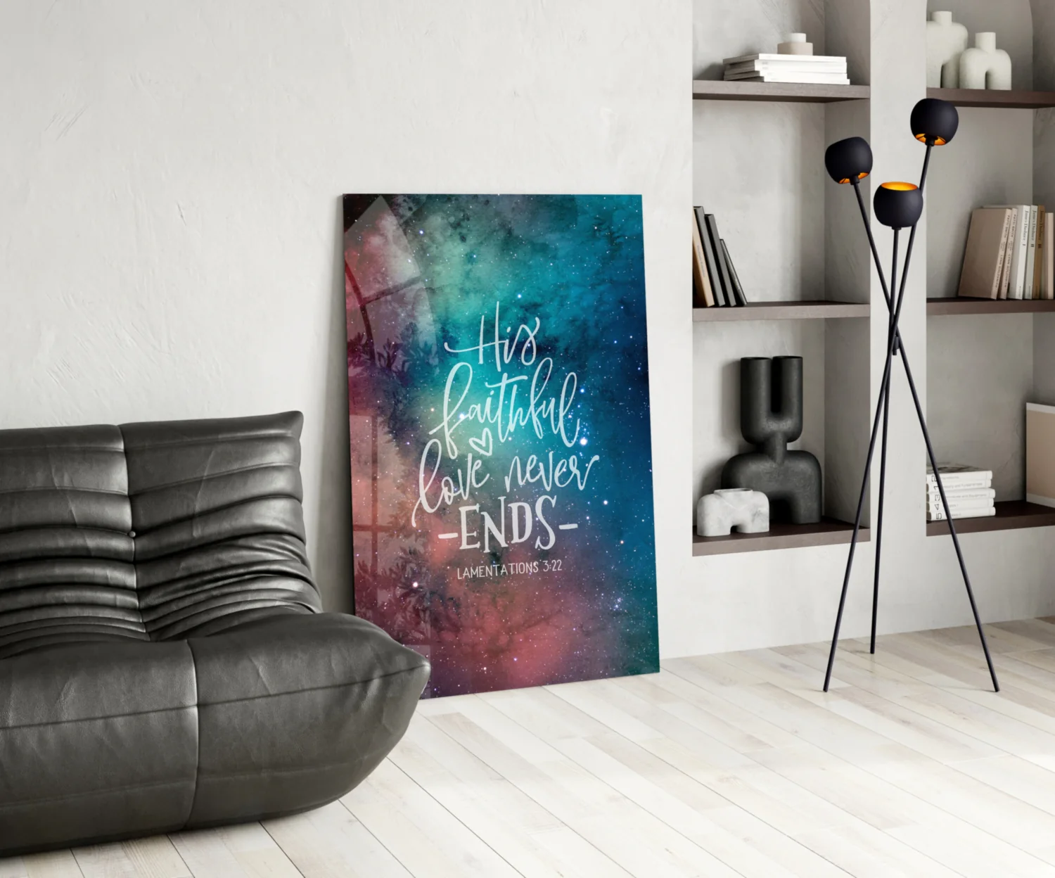 Faithful Love Glass Wall Art - Image 5