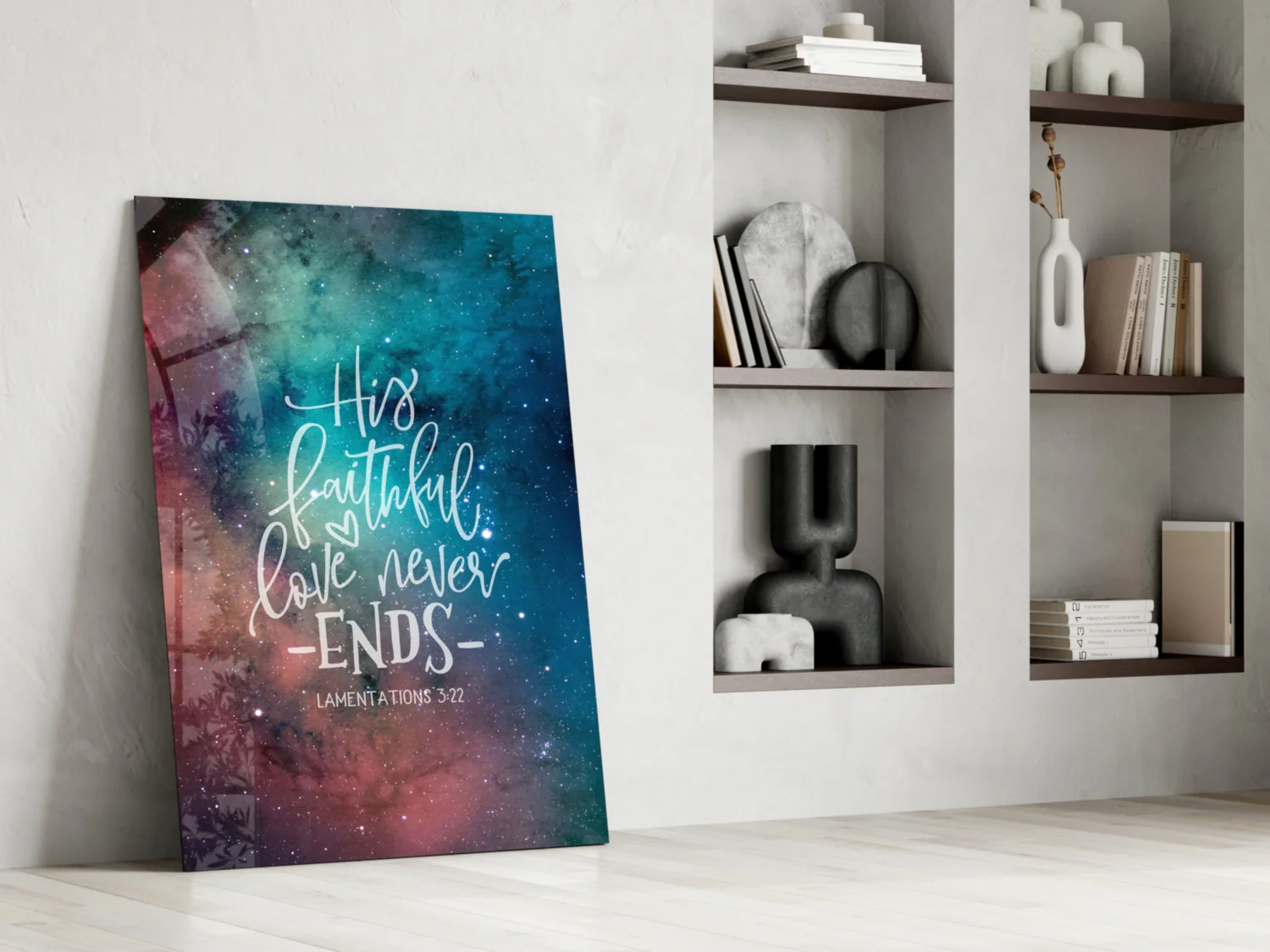 Faithful Love Glass Wall Art - Image 6