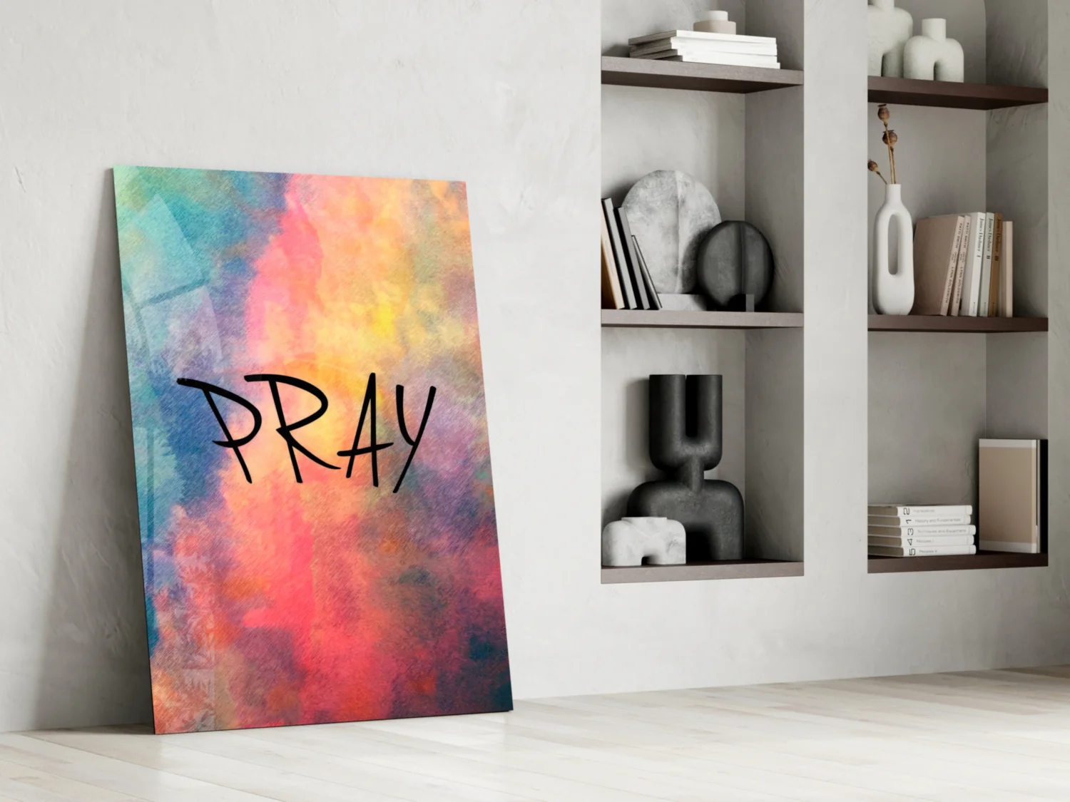 Pray Glass Wall Art - Image 6