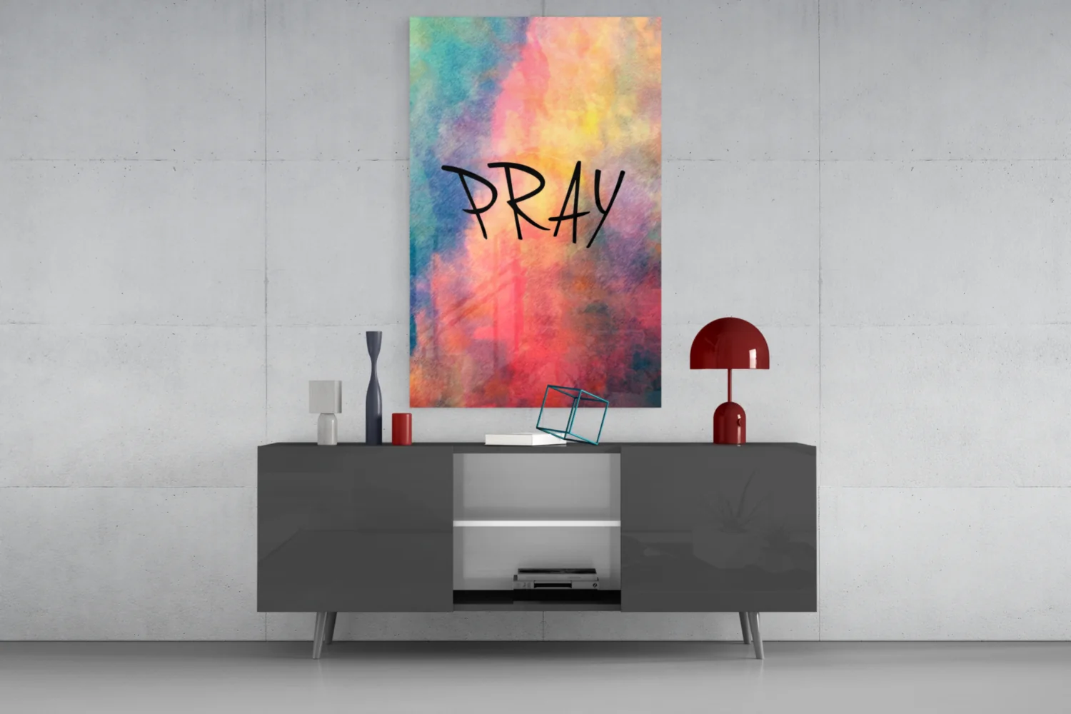Pray Glass Wall Art - Image 8