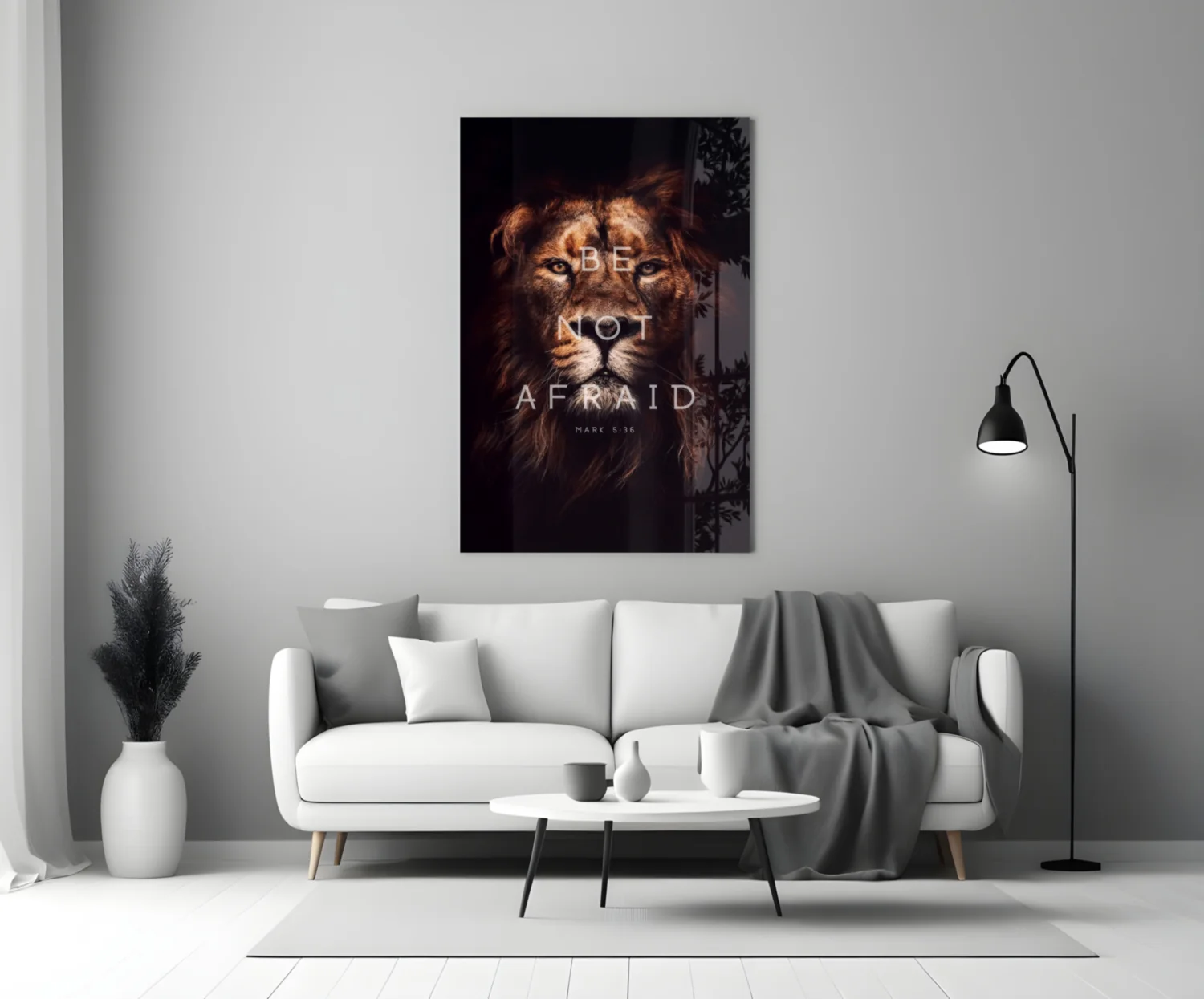 Lion Glass Wall Art - Image 3