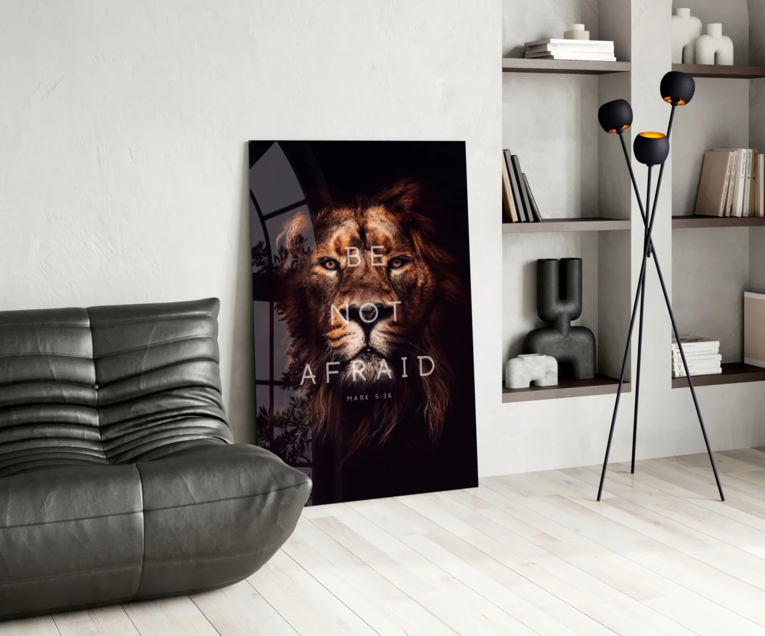 Lion Glass Wall Art - Image 5