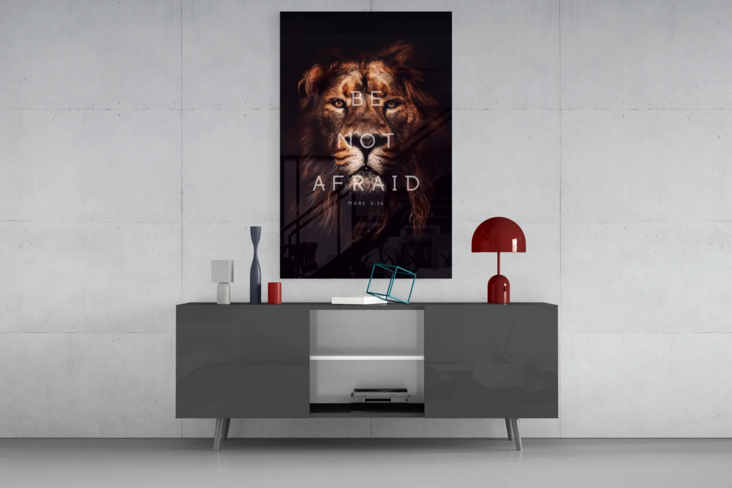 Lion Glass Wall Art - Image 8