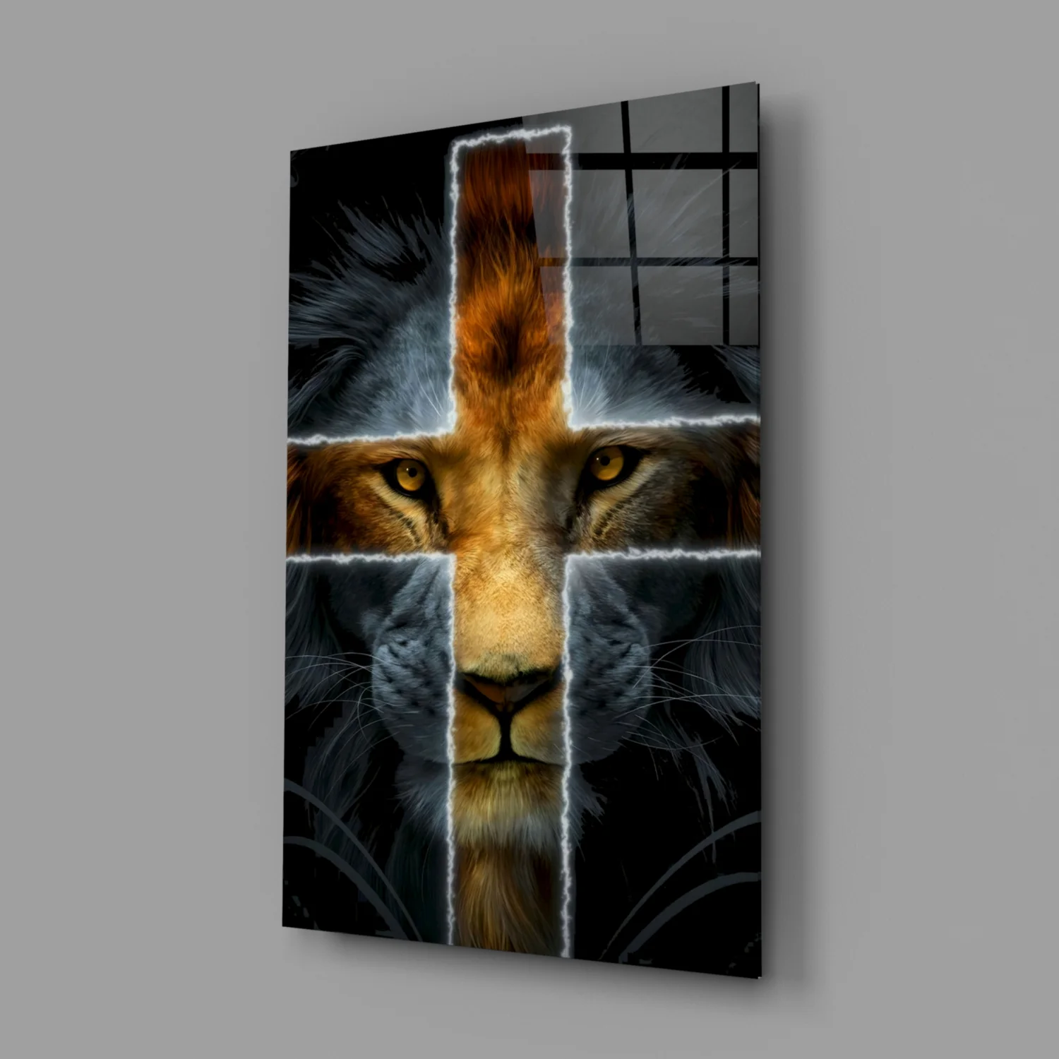 Lion Glass Wall Art - Image 2