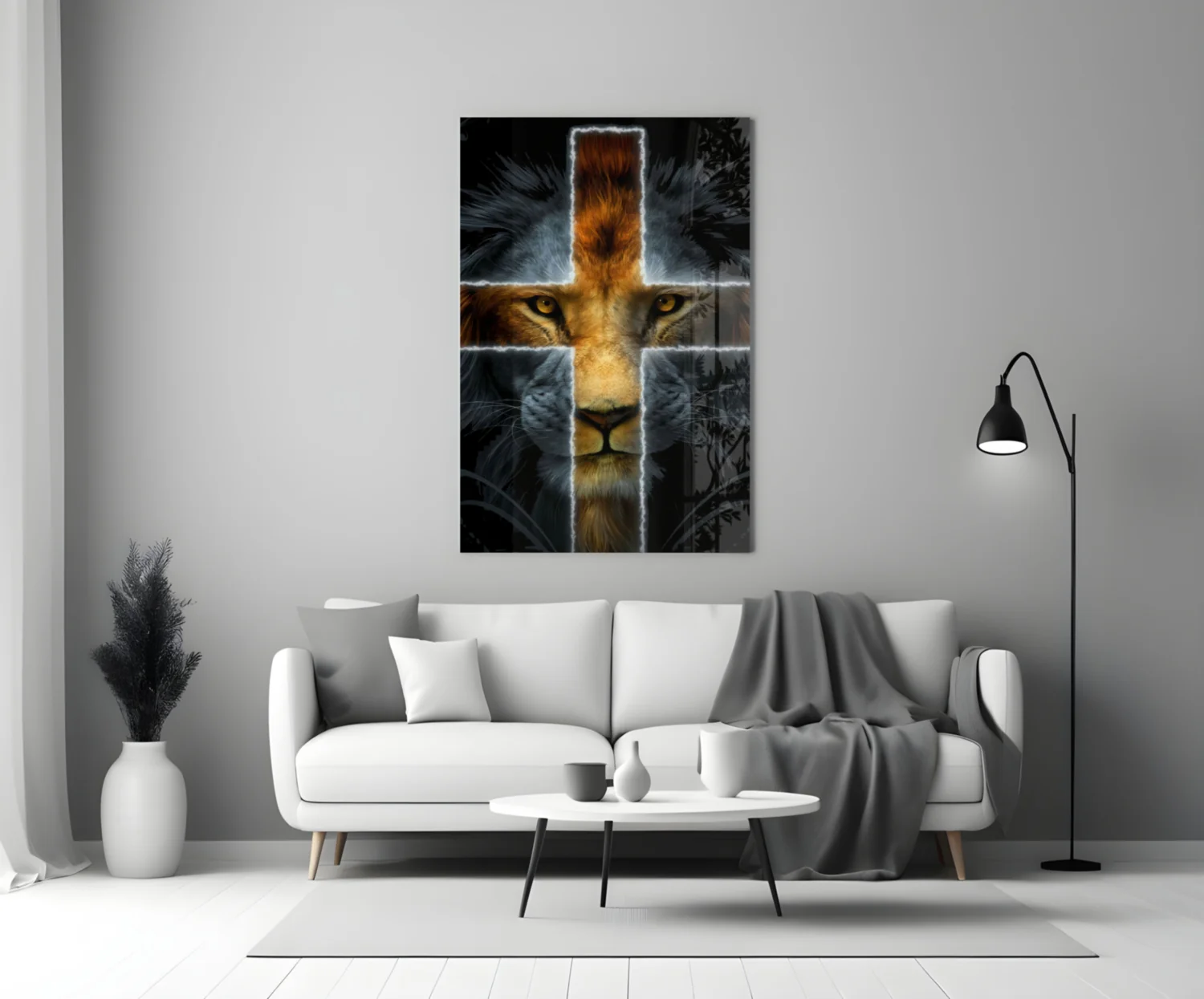 Lion Glass Wall Art - Image 3