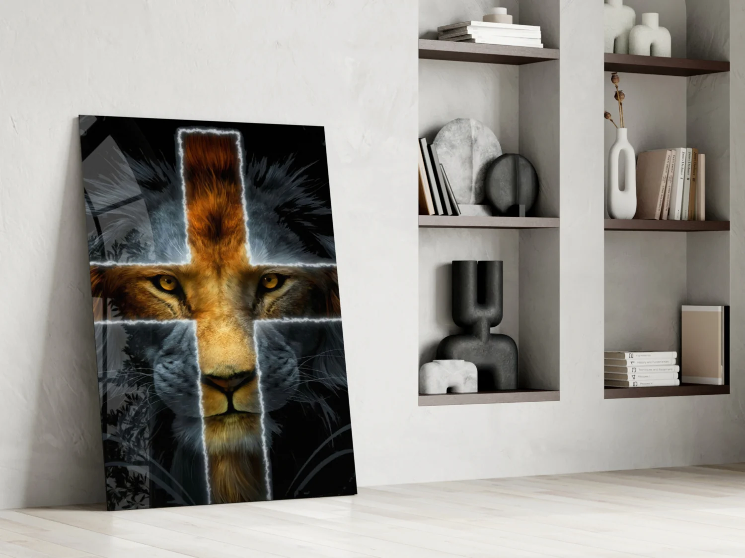 Lion Glass Wall Art - Image 6
