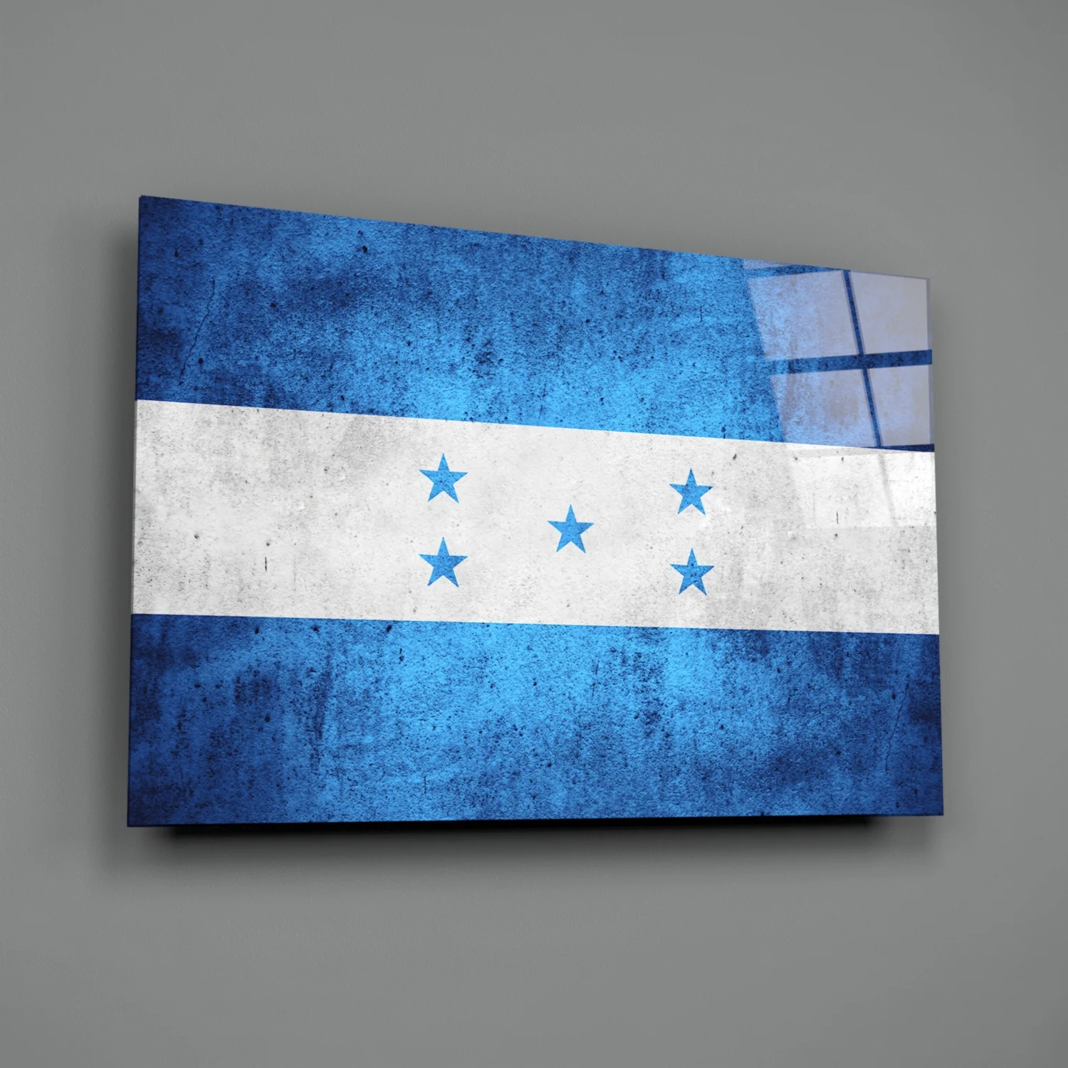 Flag of Honduras Glass Wall Art - Image 2