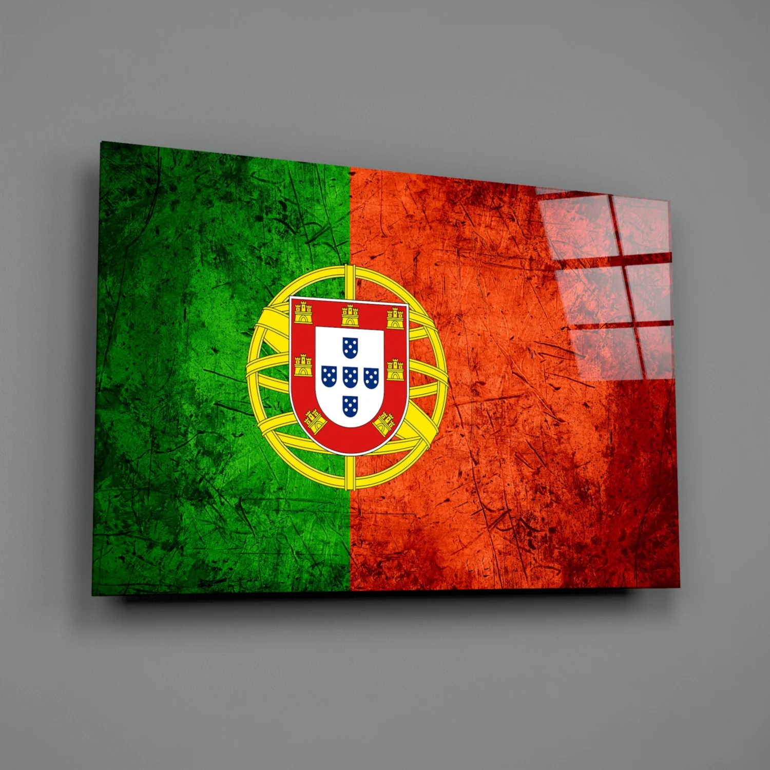 Flag of Portugal Glass Wall Art - Image 2