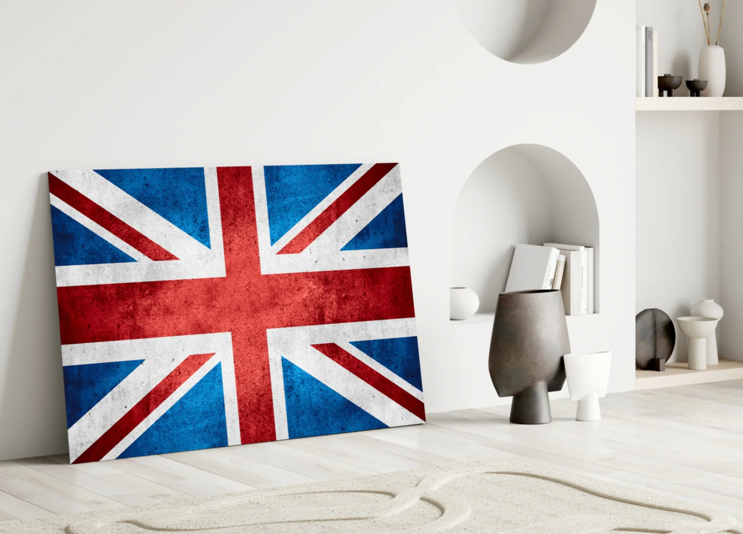 Flag of the United Kingdom Glass Wall Art - Image 3