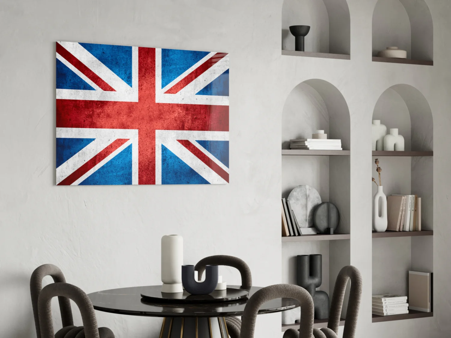 Flag of the United Kingdom Glass Wall Art - Image 5