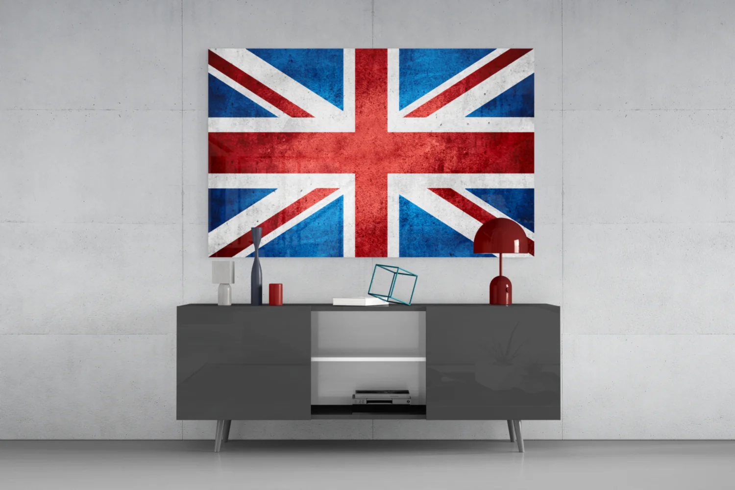 Flag of the United Kingdom Glass Wall Art - Image 8