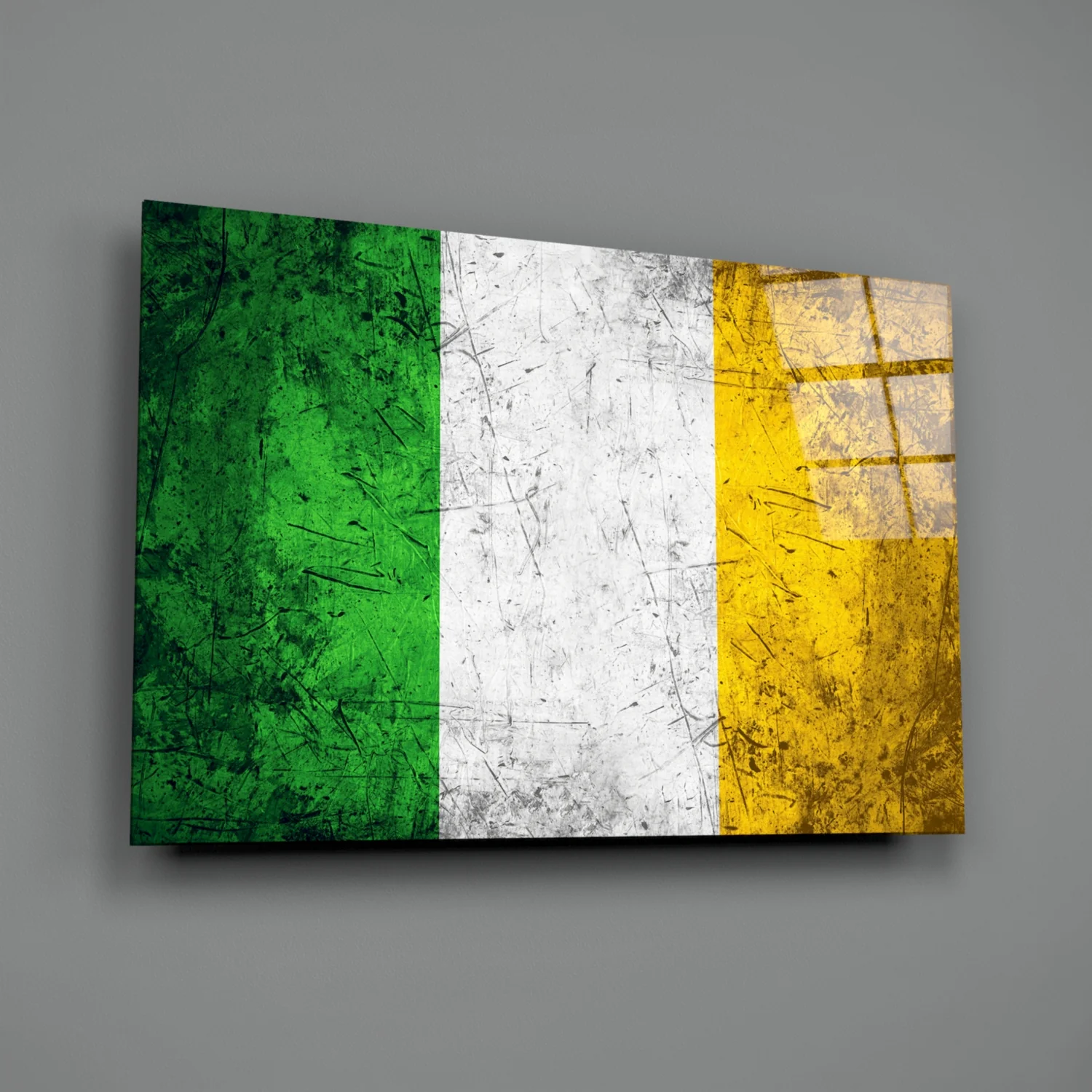 Flag of Ireland Glass Wall Art - Image 2