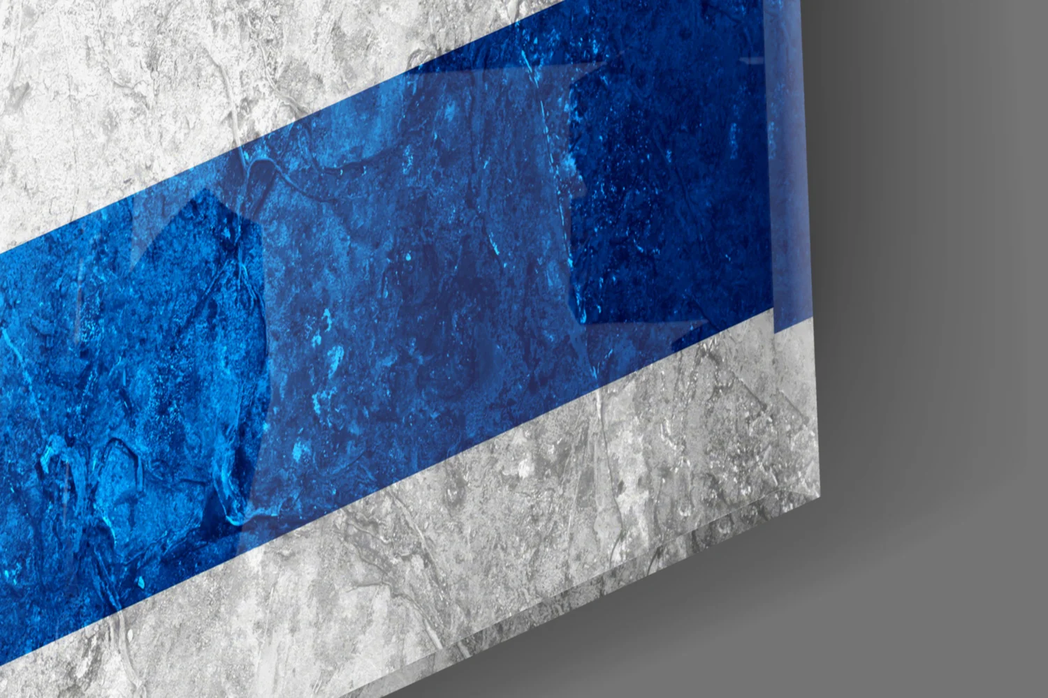 Flag of Israel Glass Wall Art - Image 7