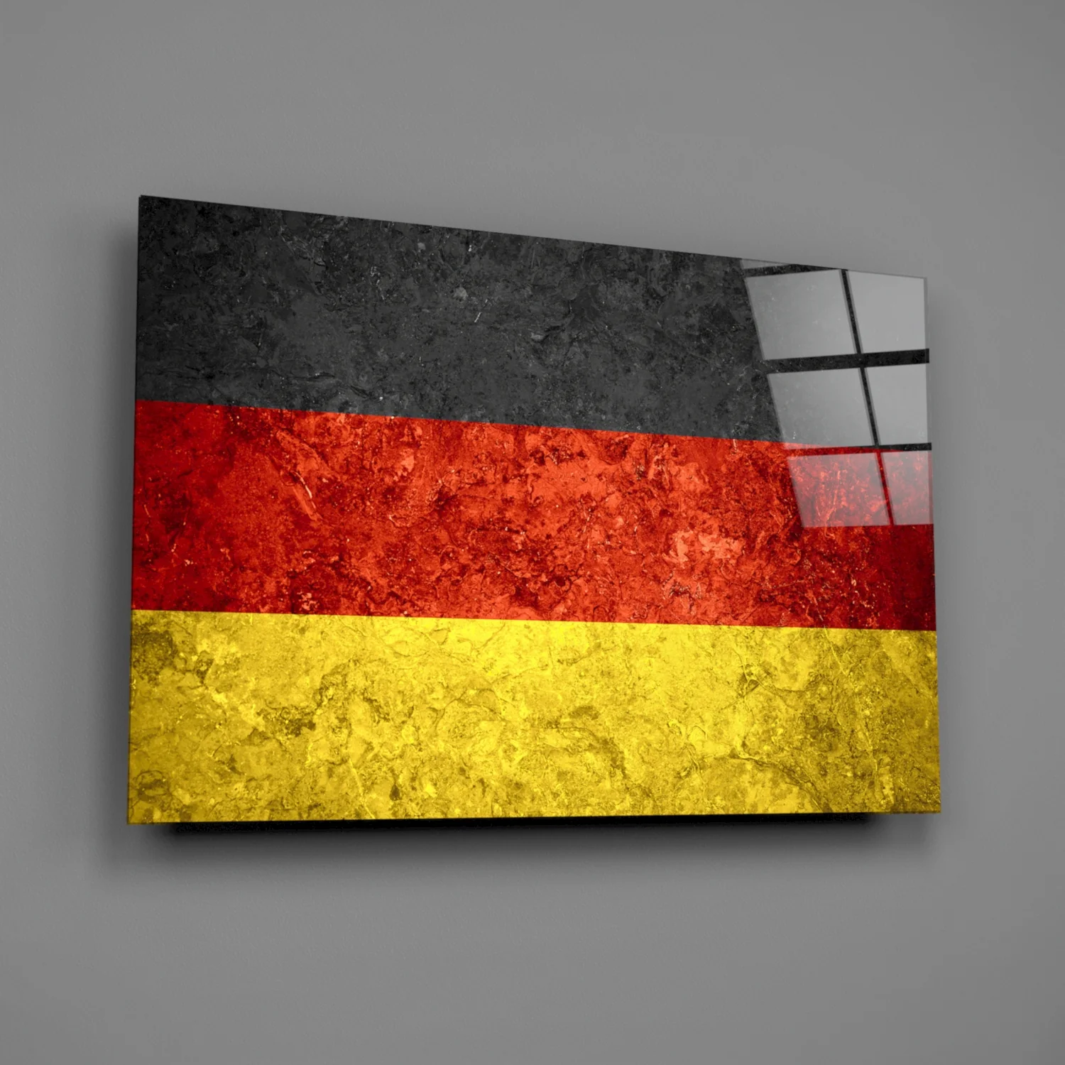Flag of Germany Glass Wall Art - Image 2
