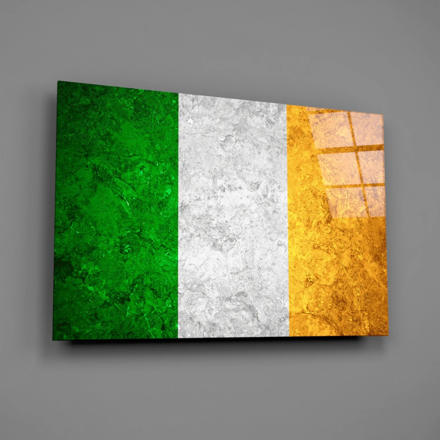 Flag of Ireland Glass Wall Art - Image 2