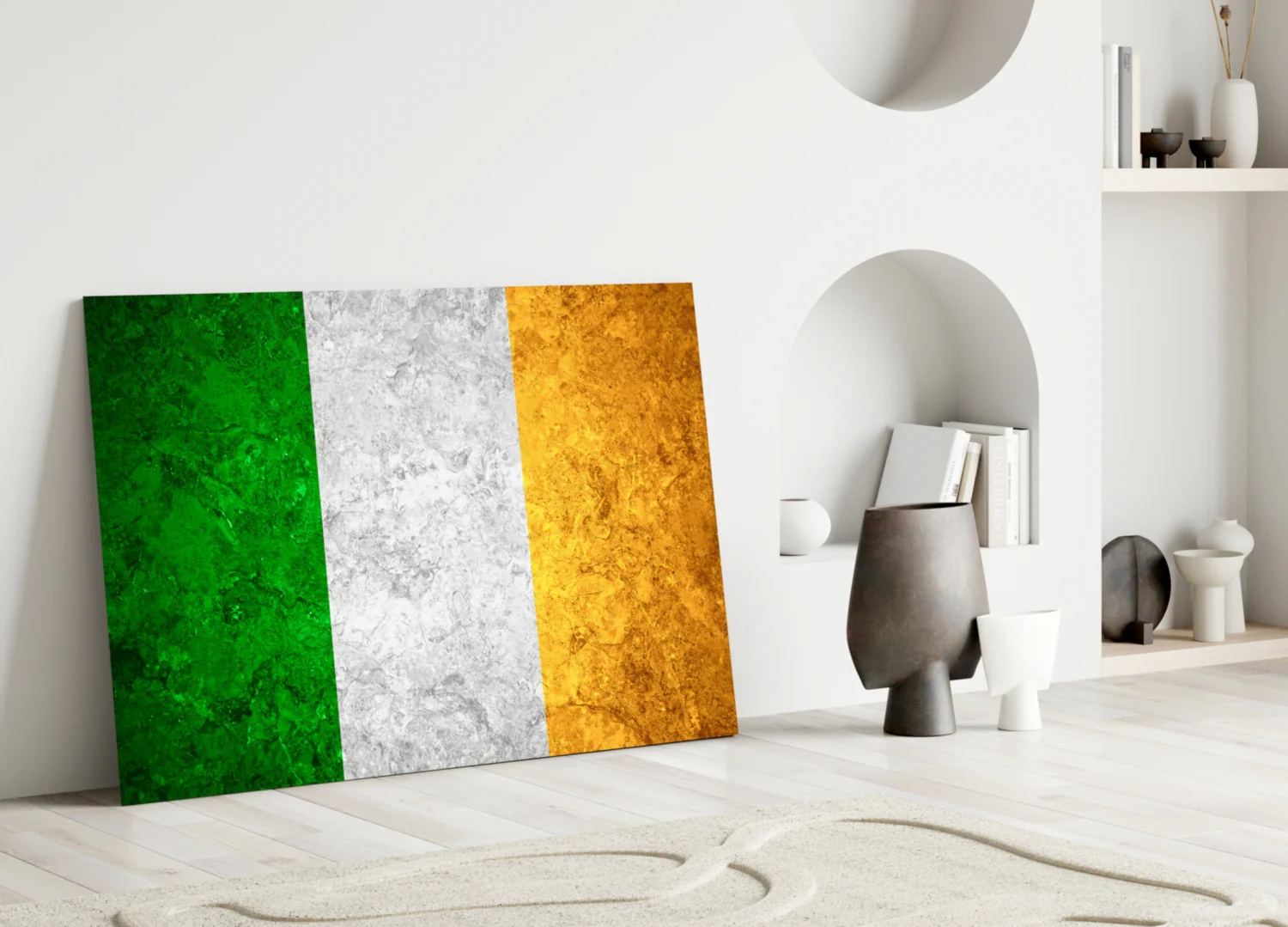 Flag of Ireland Glass Wall Art - Image 3