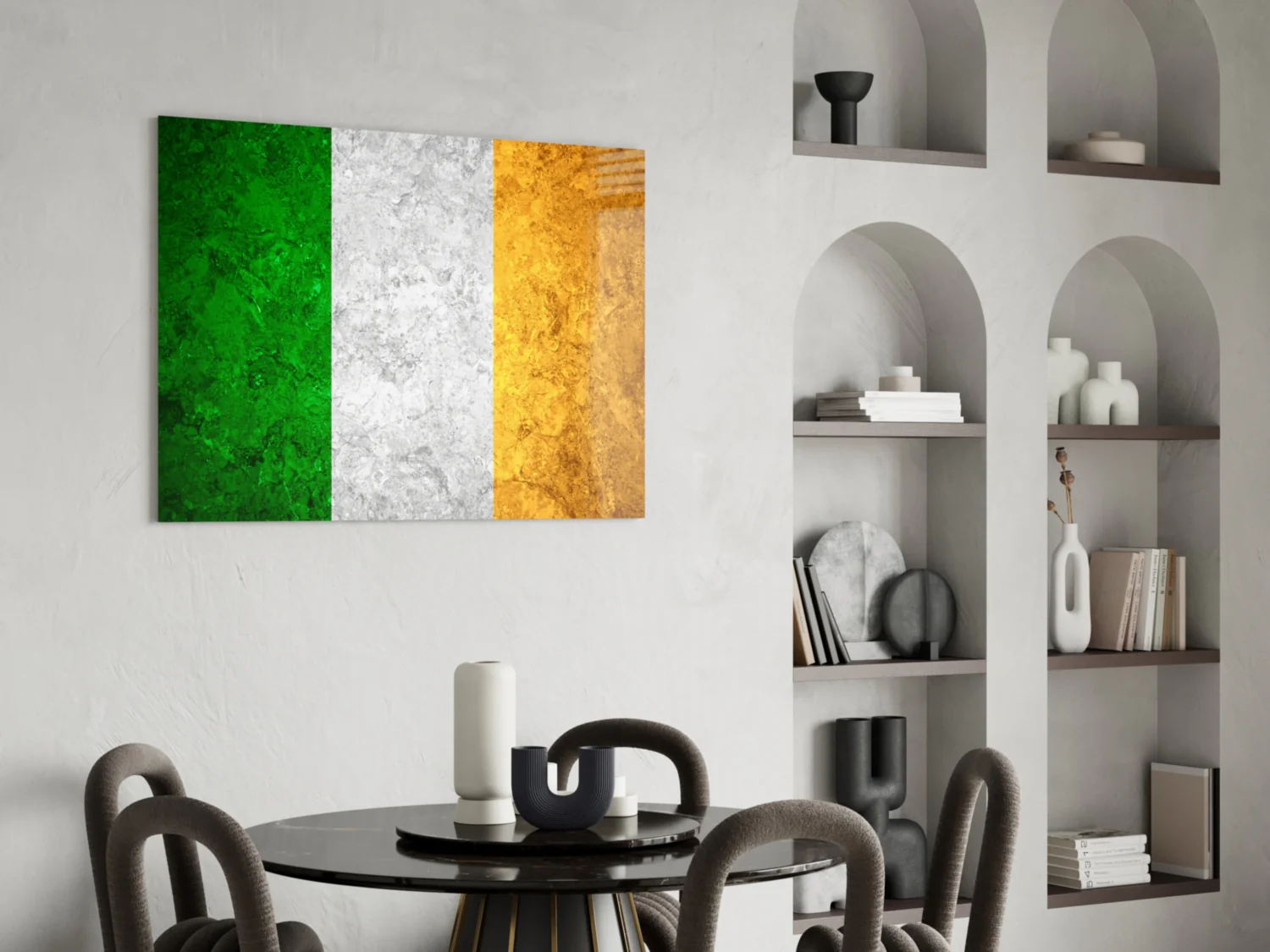 Flag of Ireland Glass Wall Art - Image 5