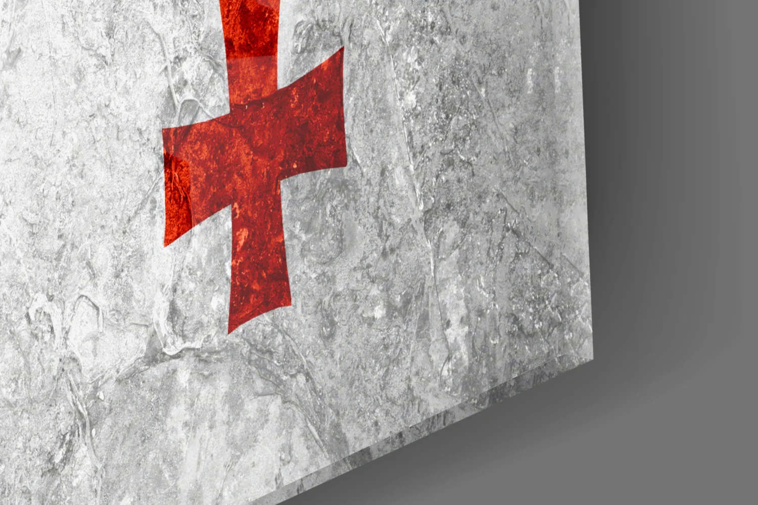 Flag of Georgia Glass Wall Art - Image 7