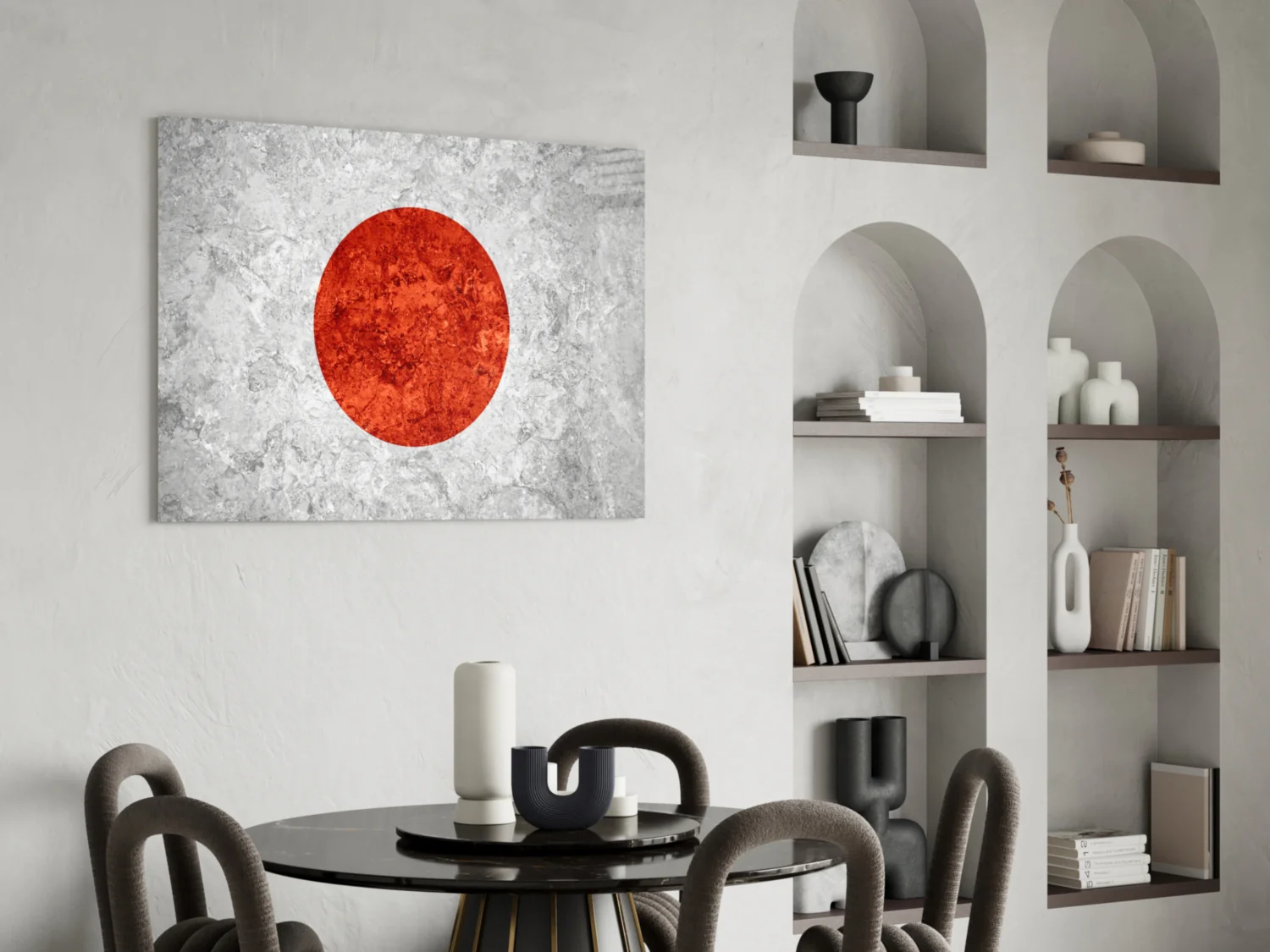 Flag of Japan Glass Wall Art - Image 5