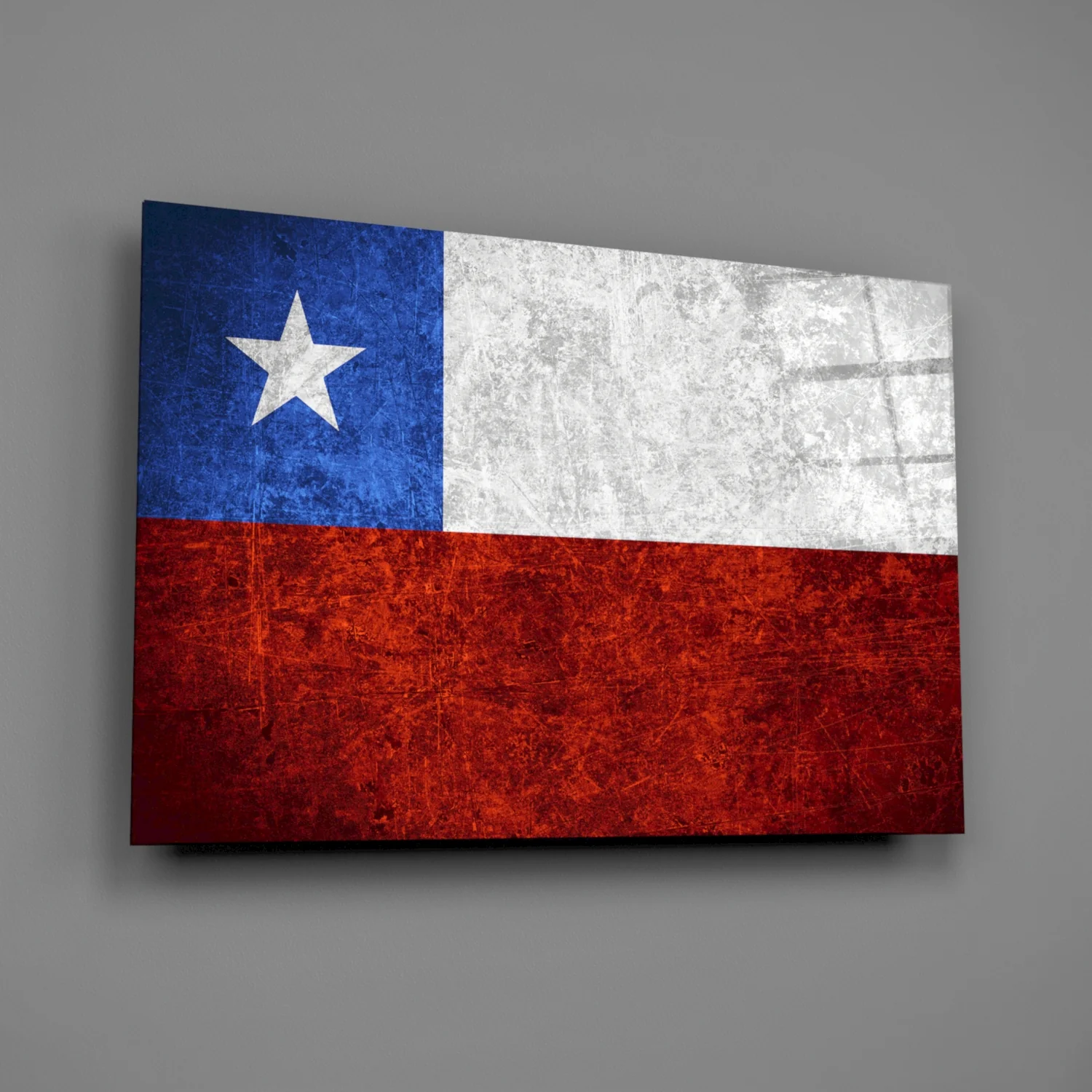 Flag of Chile Glass Wall Art - Image 2