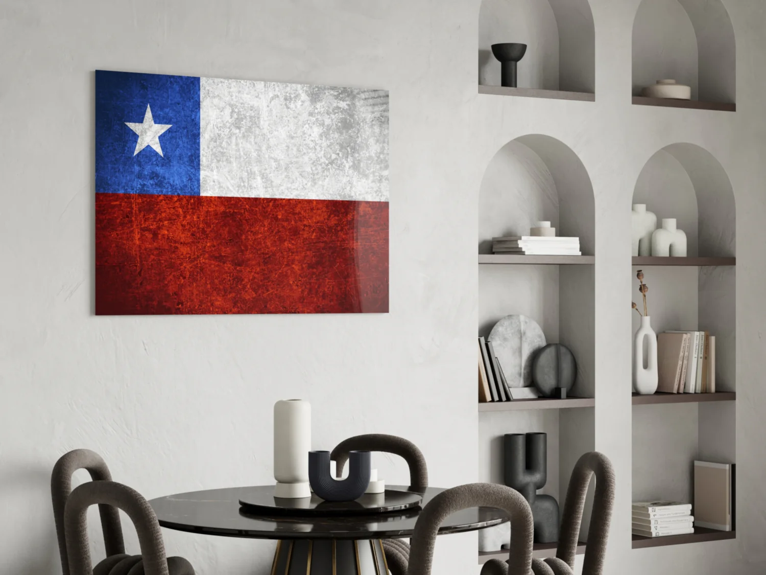 Flag of Chile Glass Wall Art - Image 5