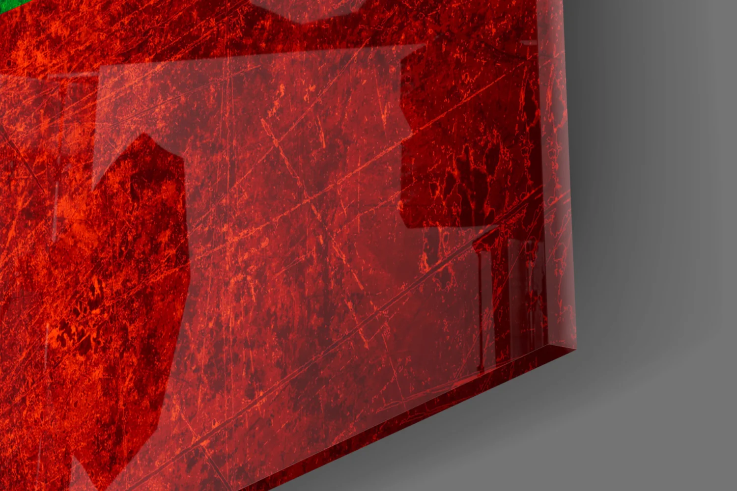 Flag of Bulgaria Glass Wall Art - Image 7