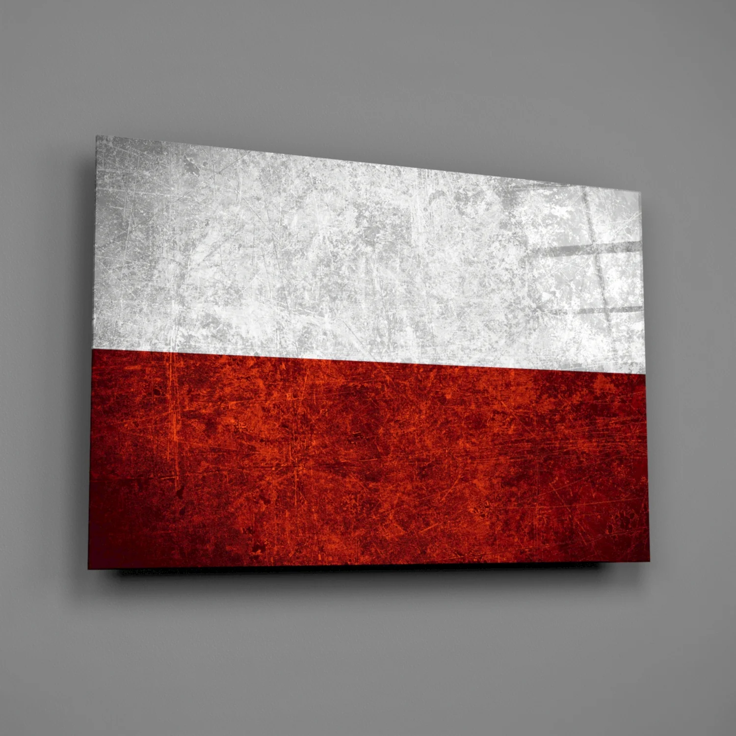 Flag of Poland Glass Wall Art - Image 2