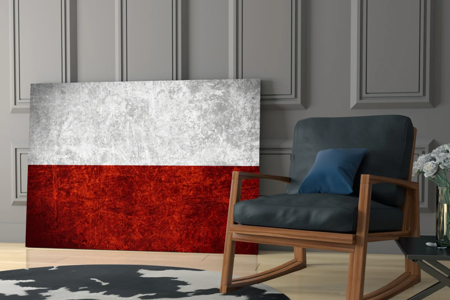 Flag of Poland Glass Wall Art - Image 6