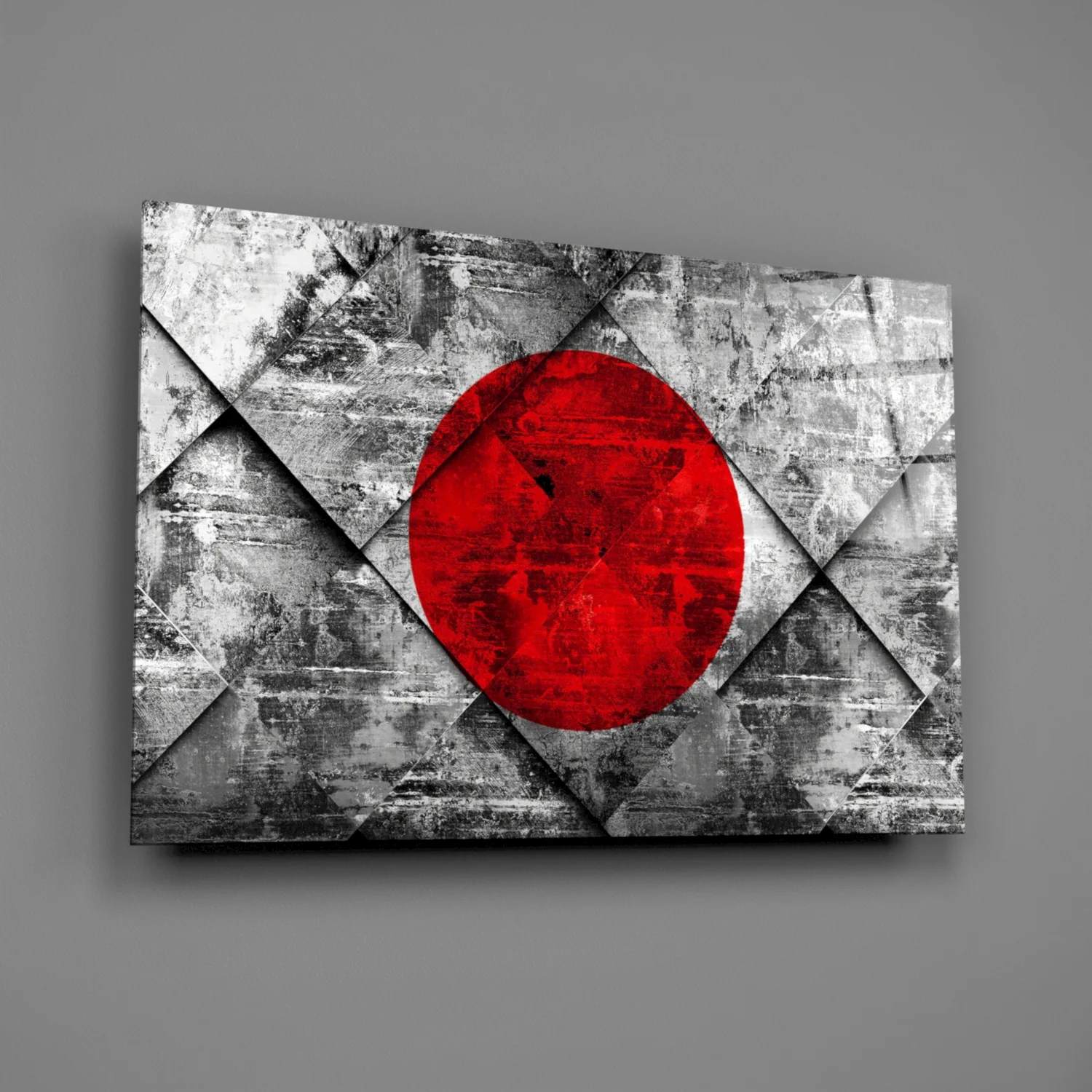 Flag of Japan Glass Wall Art - Image 2