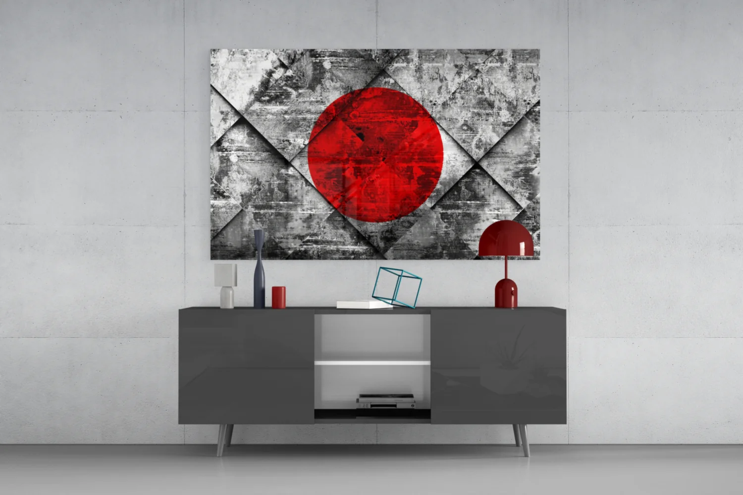 Flag of Japan Glass Wall Art - Image 8
