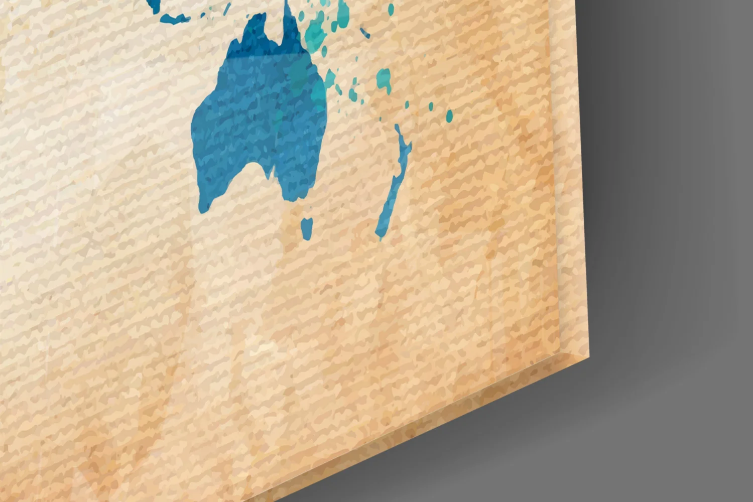 World Map Glass Wall Art - Image 7