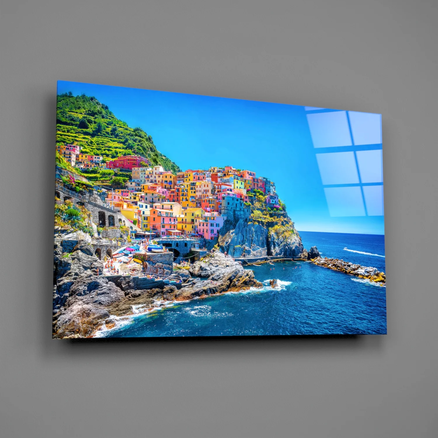 Manarola Glass Wall Art - Image 2