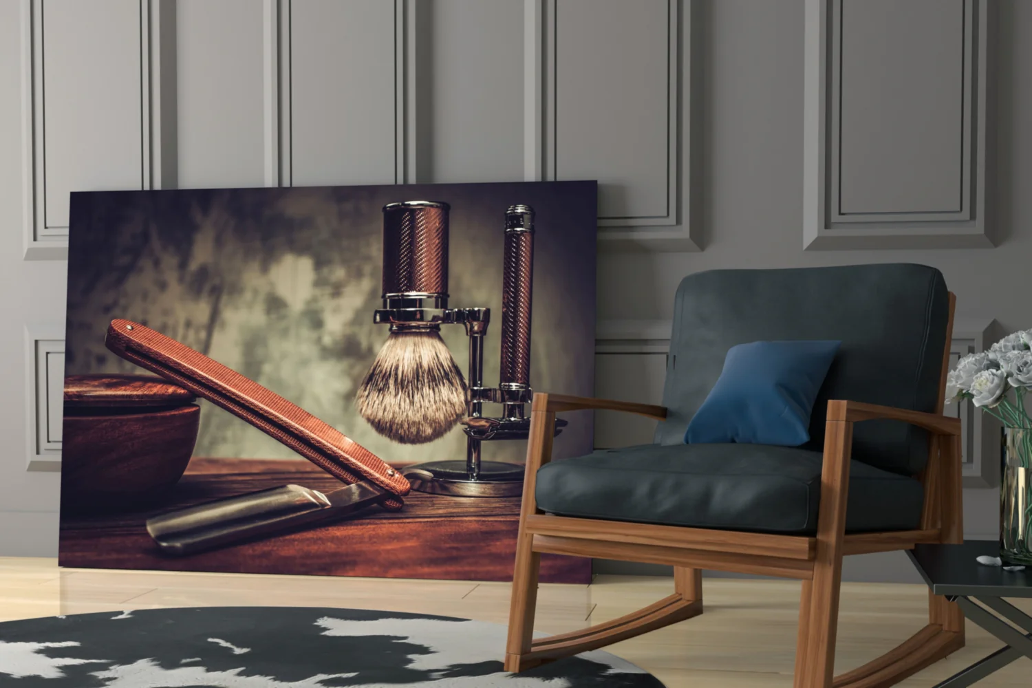 Vintage Shave Glass Wall Art - Image 6
