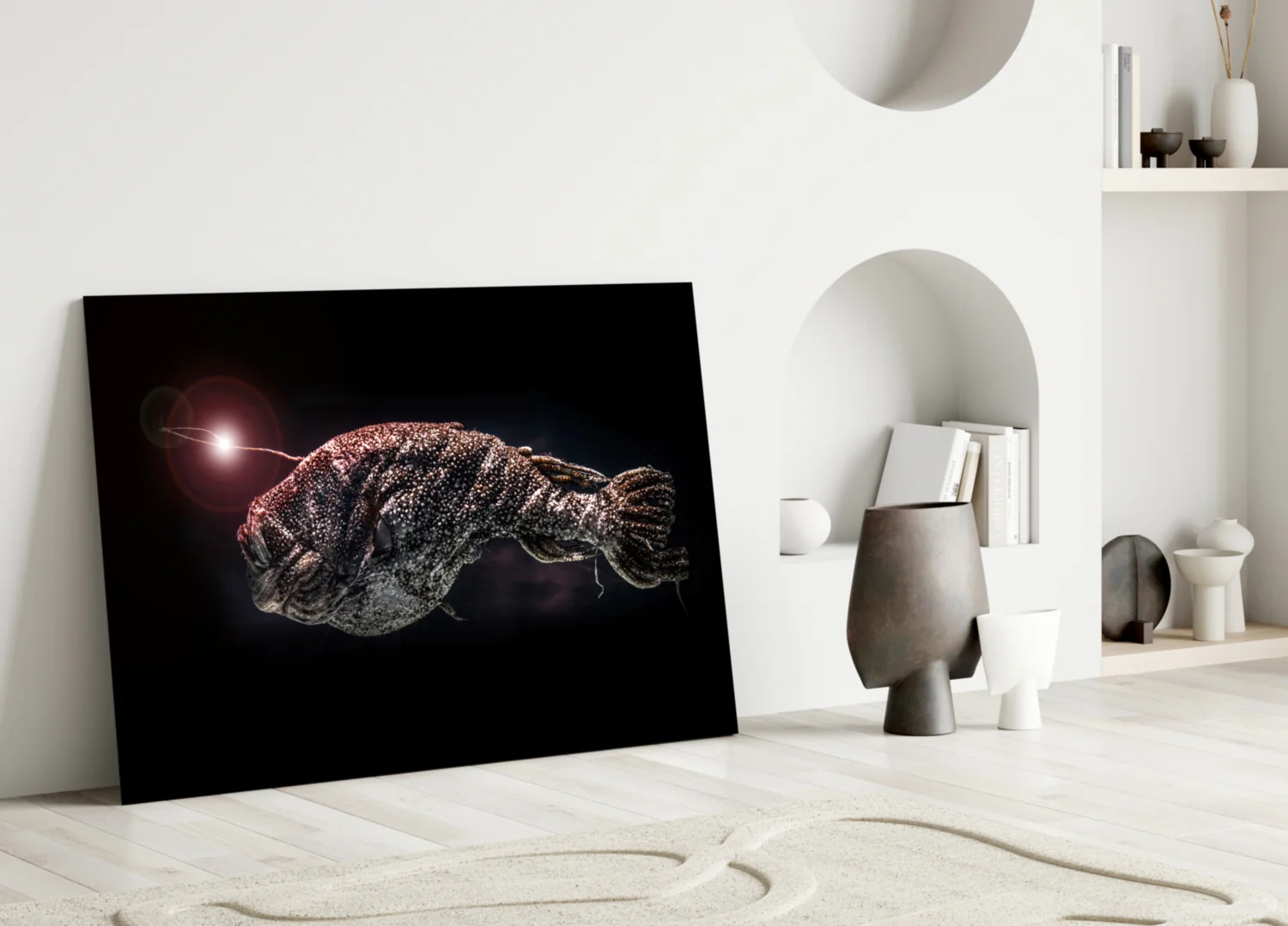 Deepsea Fish Glass Wall Art - Image 3