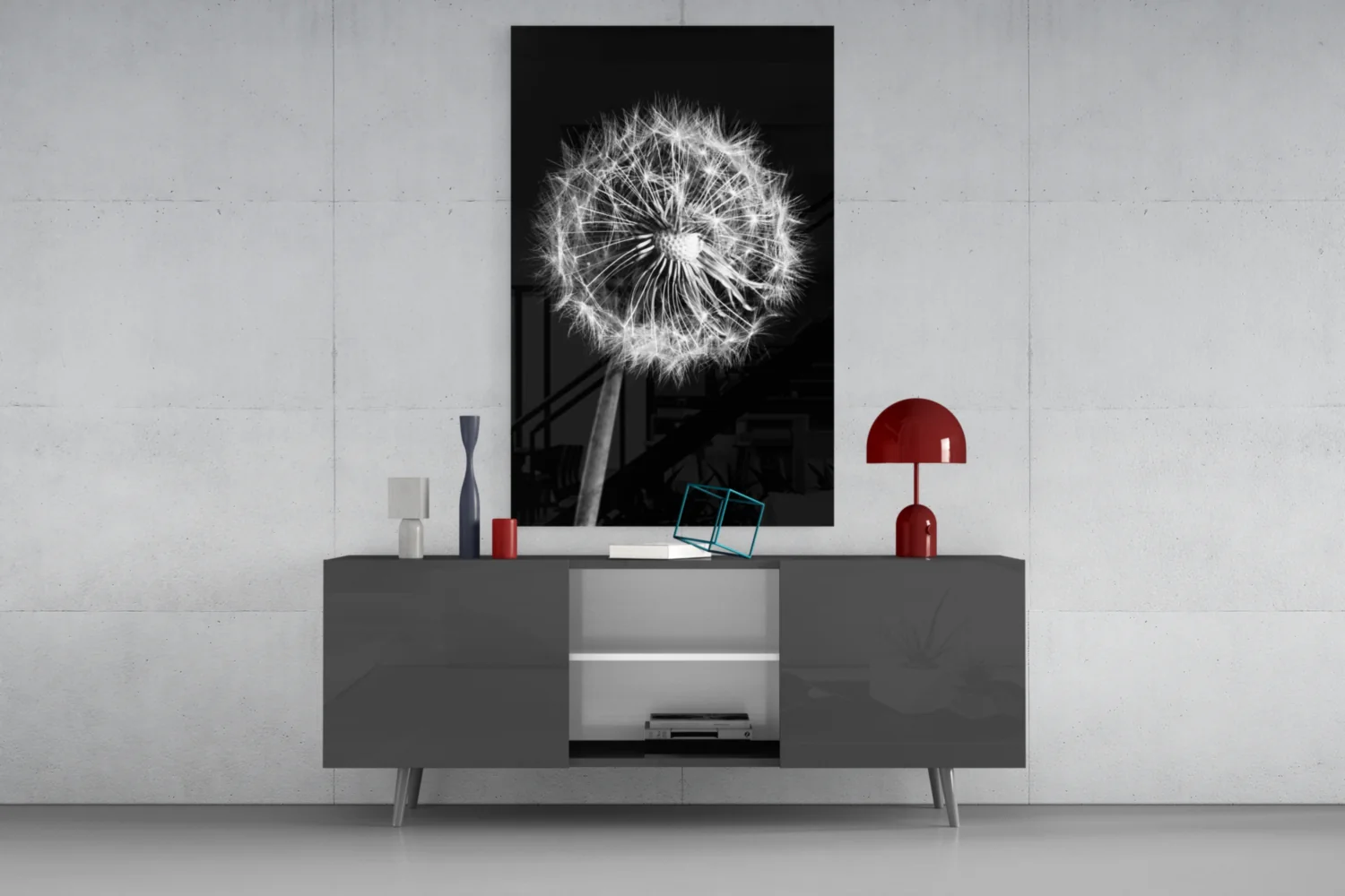 Dandelion Glass Wall Art - Image 8