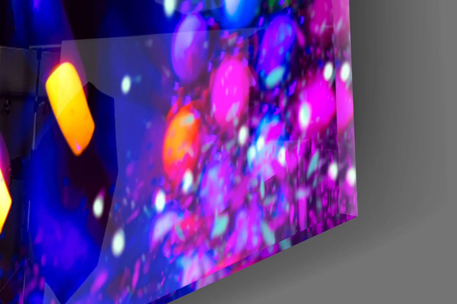 Neon Woman Glass Wall Art - Image 7