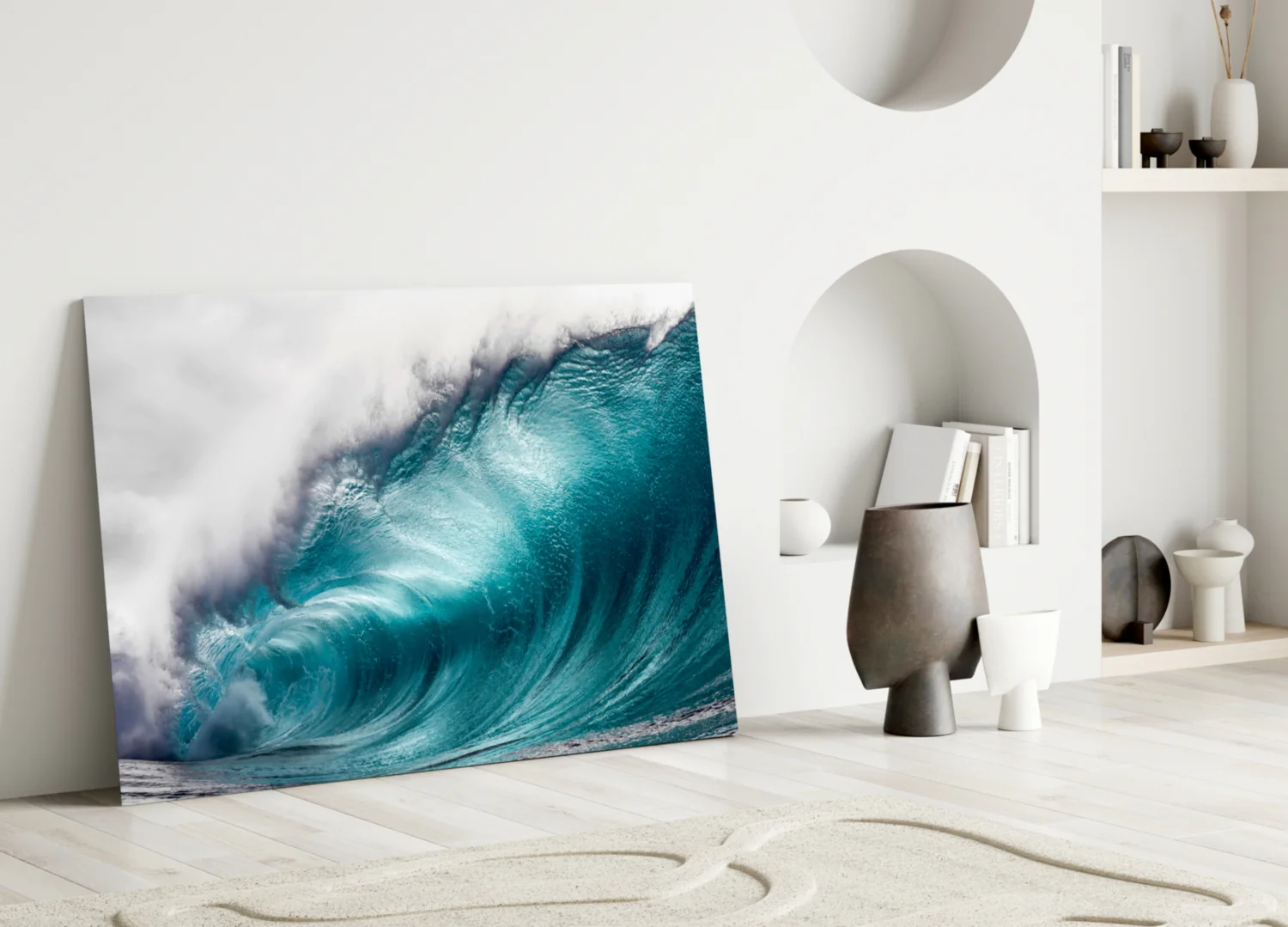 Wave Glass Wall Art - Image 3